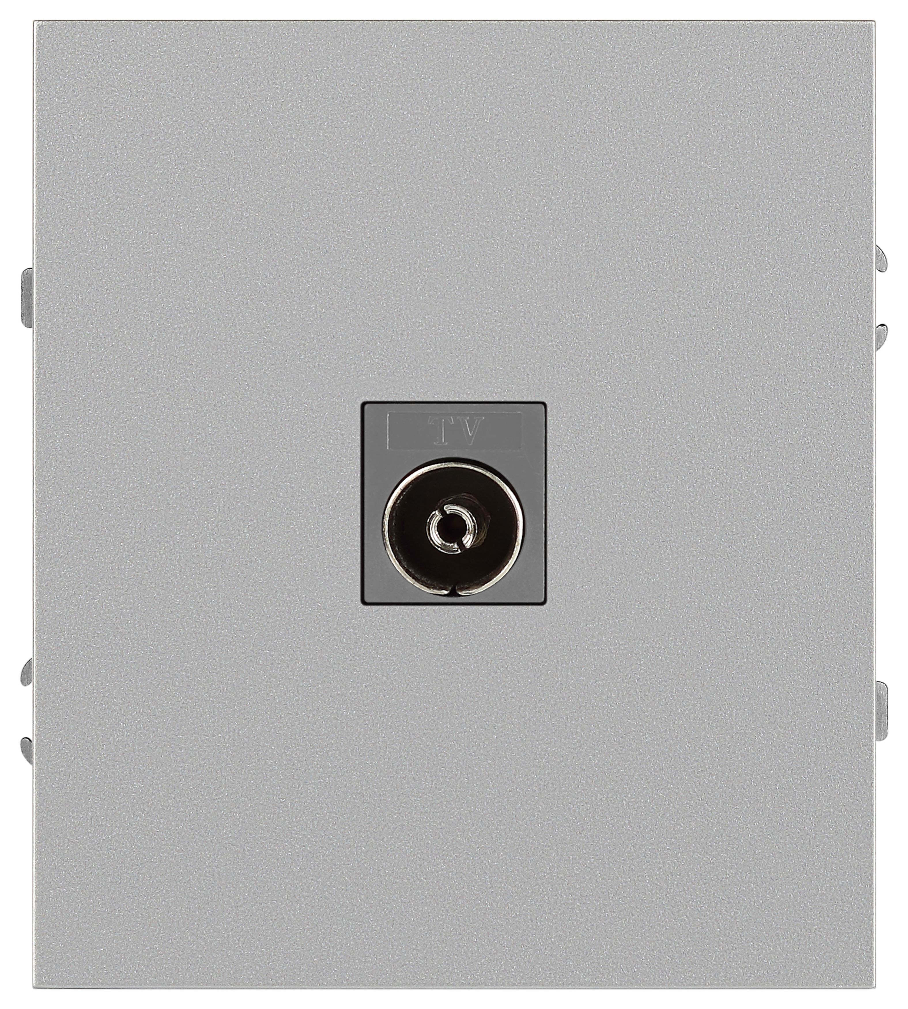 Розетка ЭРА Arktik 16-3101-03 TV одиночная алюминий