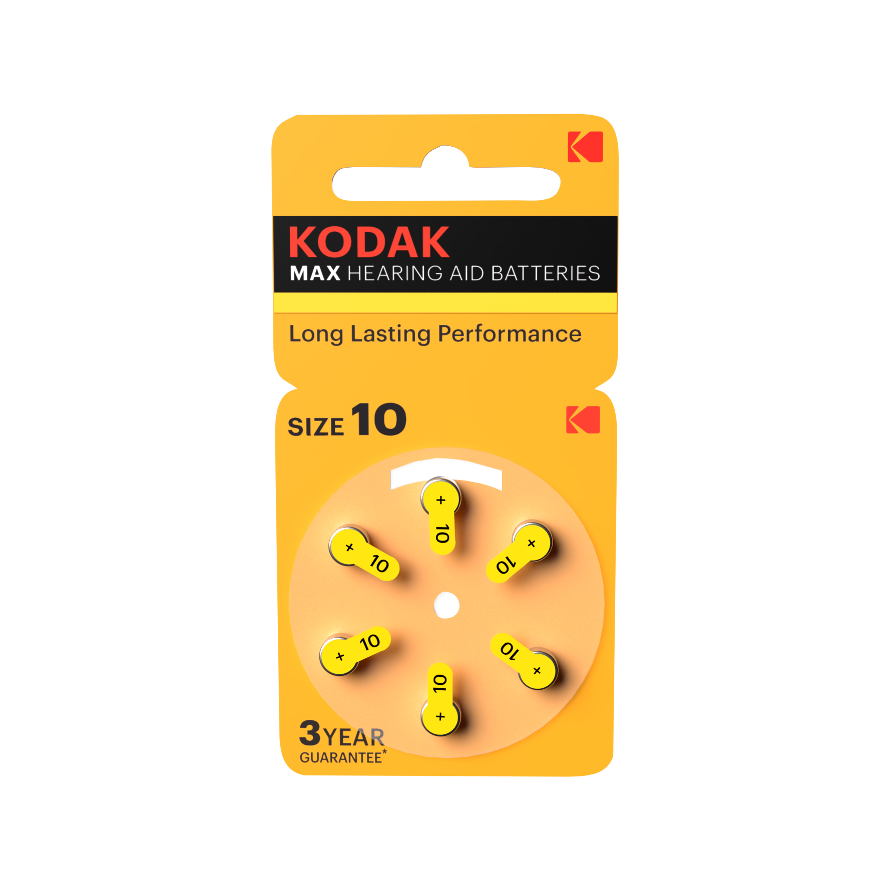 Батарейки Kodak ZA10-6BL [KZA10-6] MAX Hearing Aid (360/1800/45000)