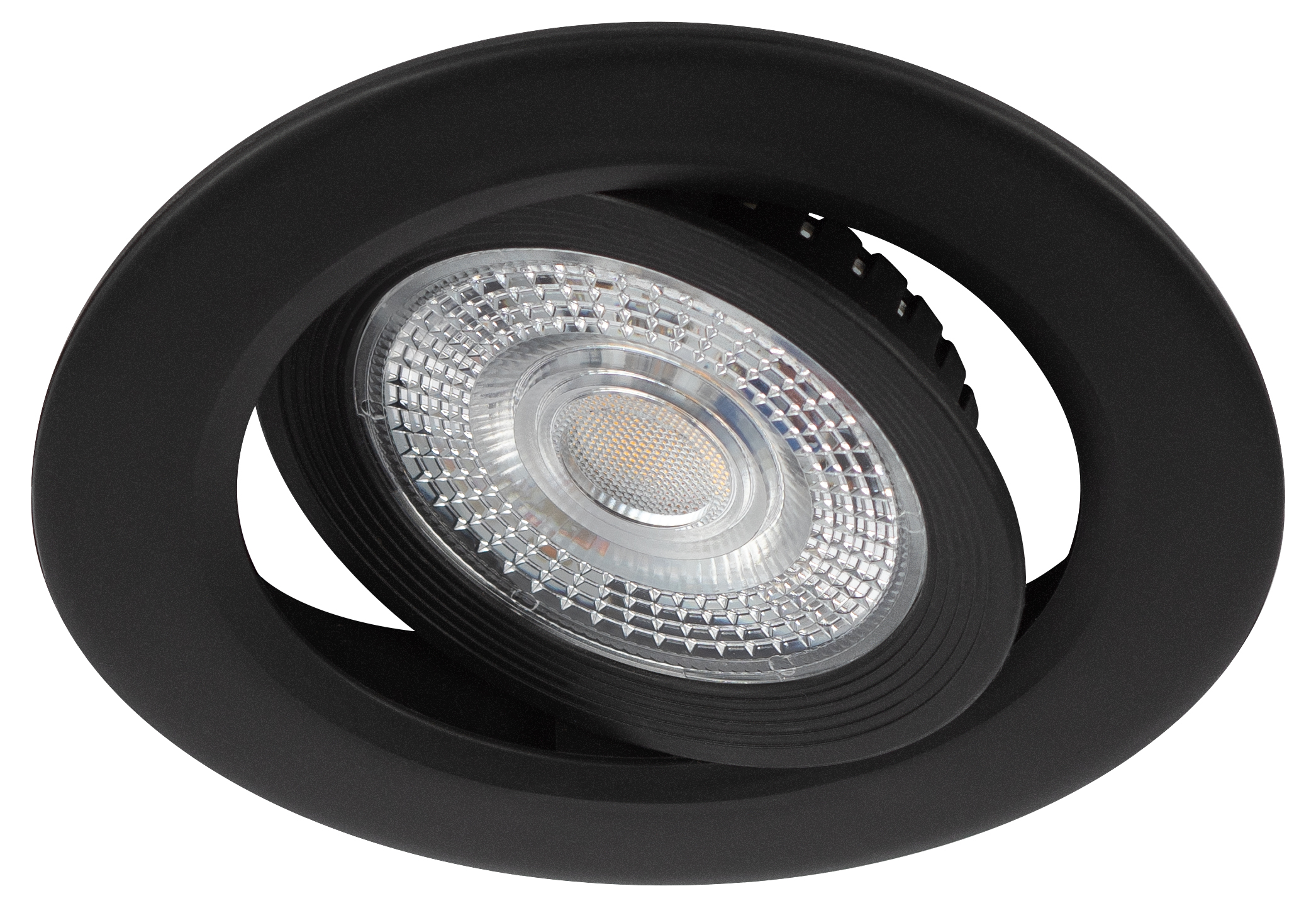 Светильник светодиодный встраиваемый ЭРА KL LED 25A-5 4K BK 5Вт 4000К круглый поворотный черный