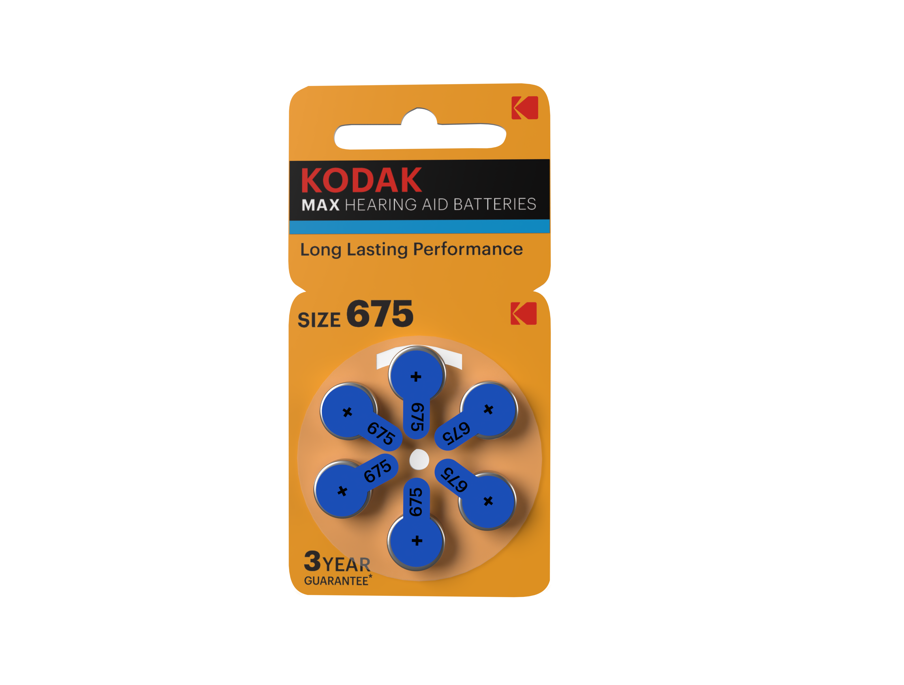 Батарейки Kodak ZA675-6BL [KZA675-6] MAX Hearing Aid (360/1800/45000)
