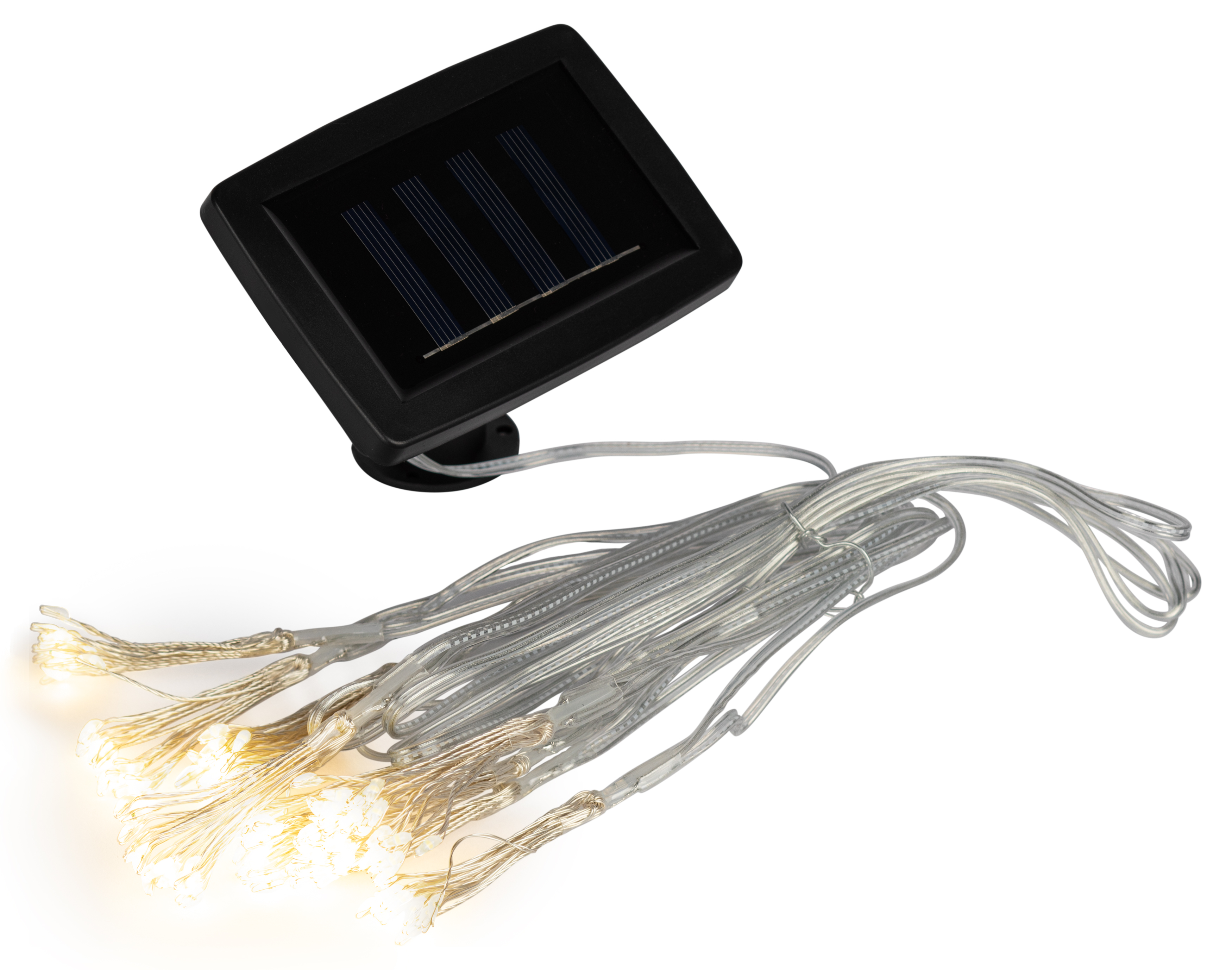 ERASF22-45 ЭРА Садовая гирлянда Фейерверк, на солнечной батарее, 150 LED, 3,8 м