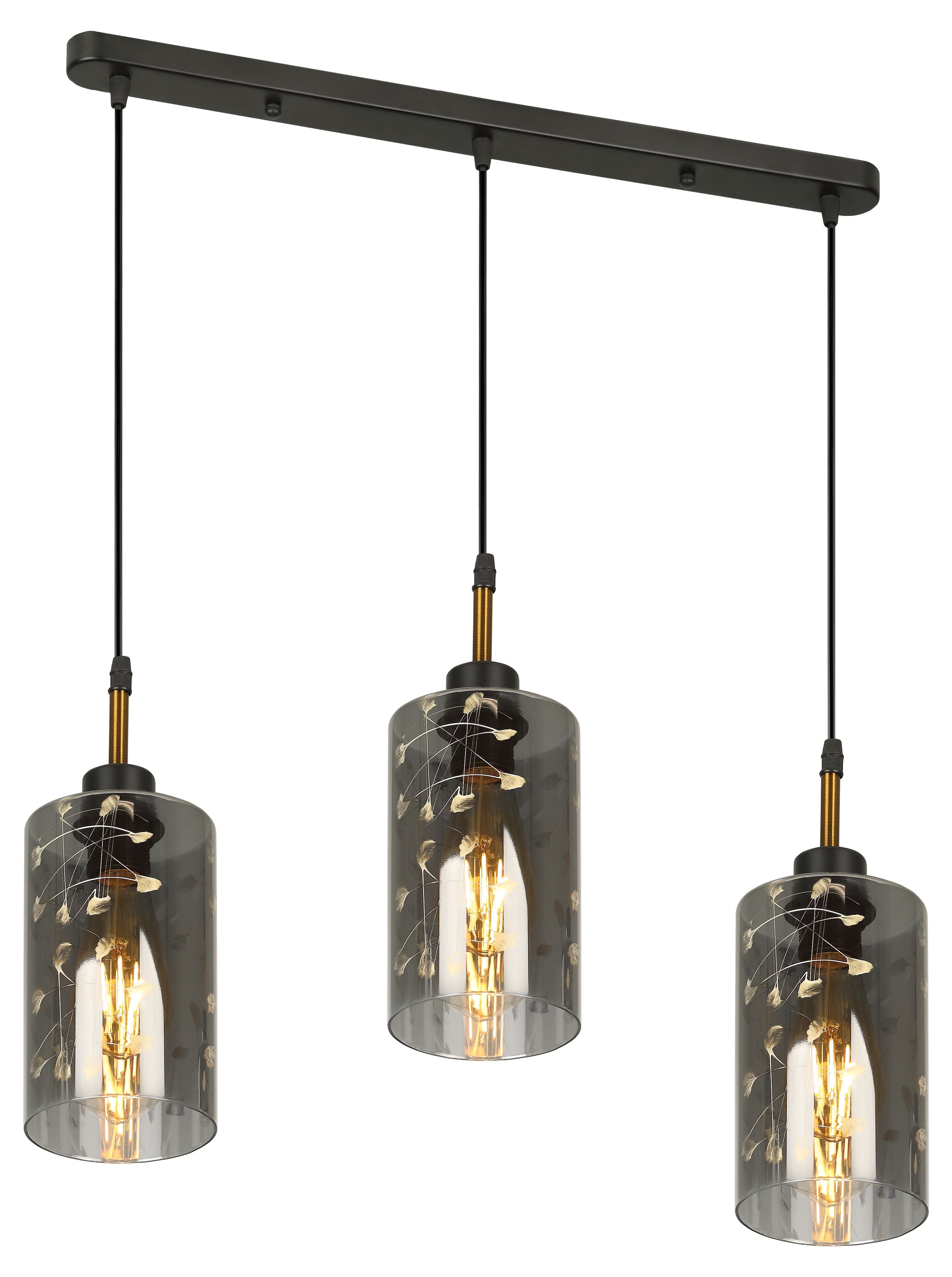 Светильник подвесной (подвес) Rivoli Eileen 9154-203 3хЕ27 60 Вт модерн