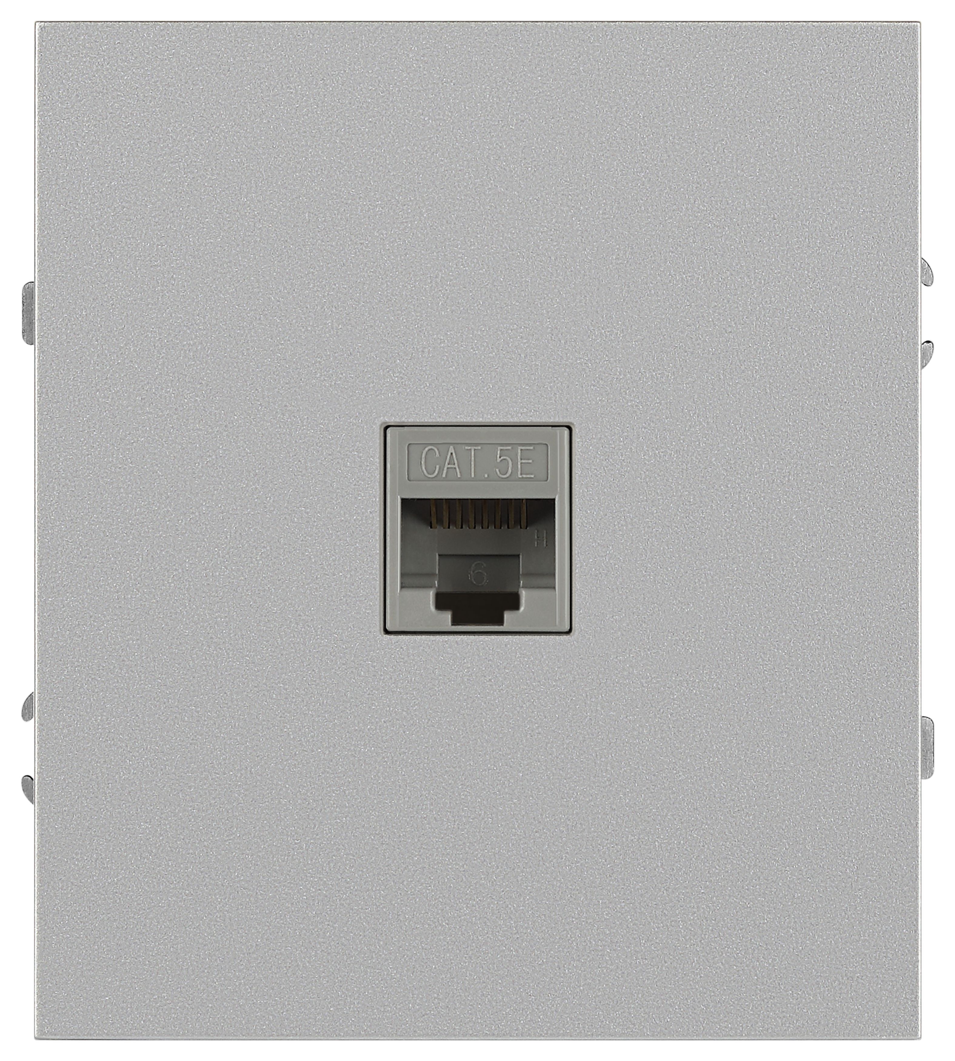Розетка ЭРА Arktik 16-3107-03 информационная RJ45 алюминий