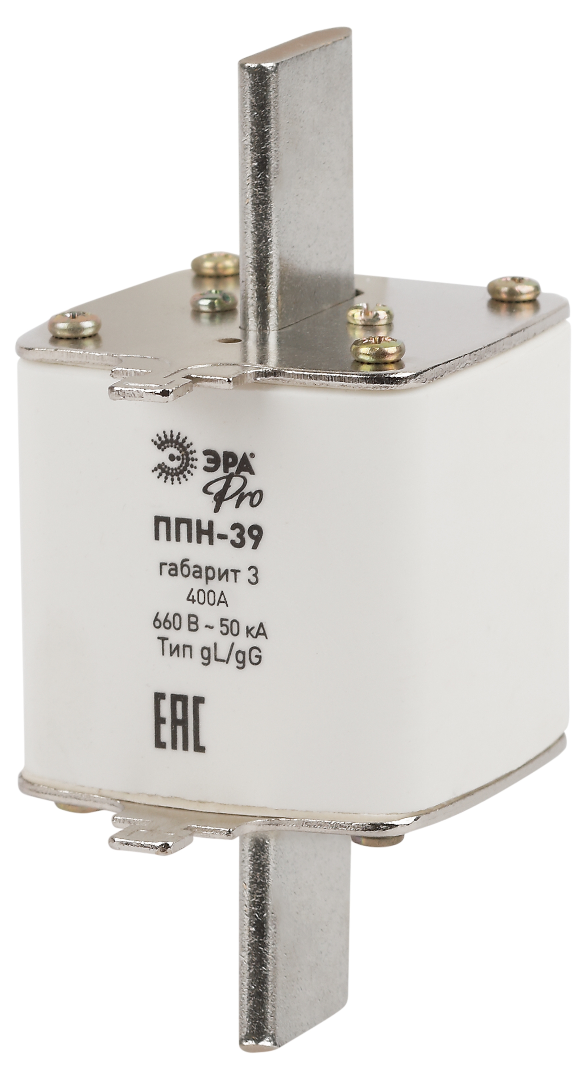 Плавкий предохранитель ЭРА PRO ppn-39-3-400 ППН-39, габарит 3, 400А