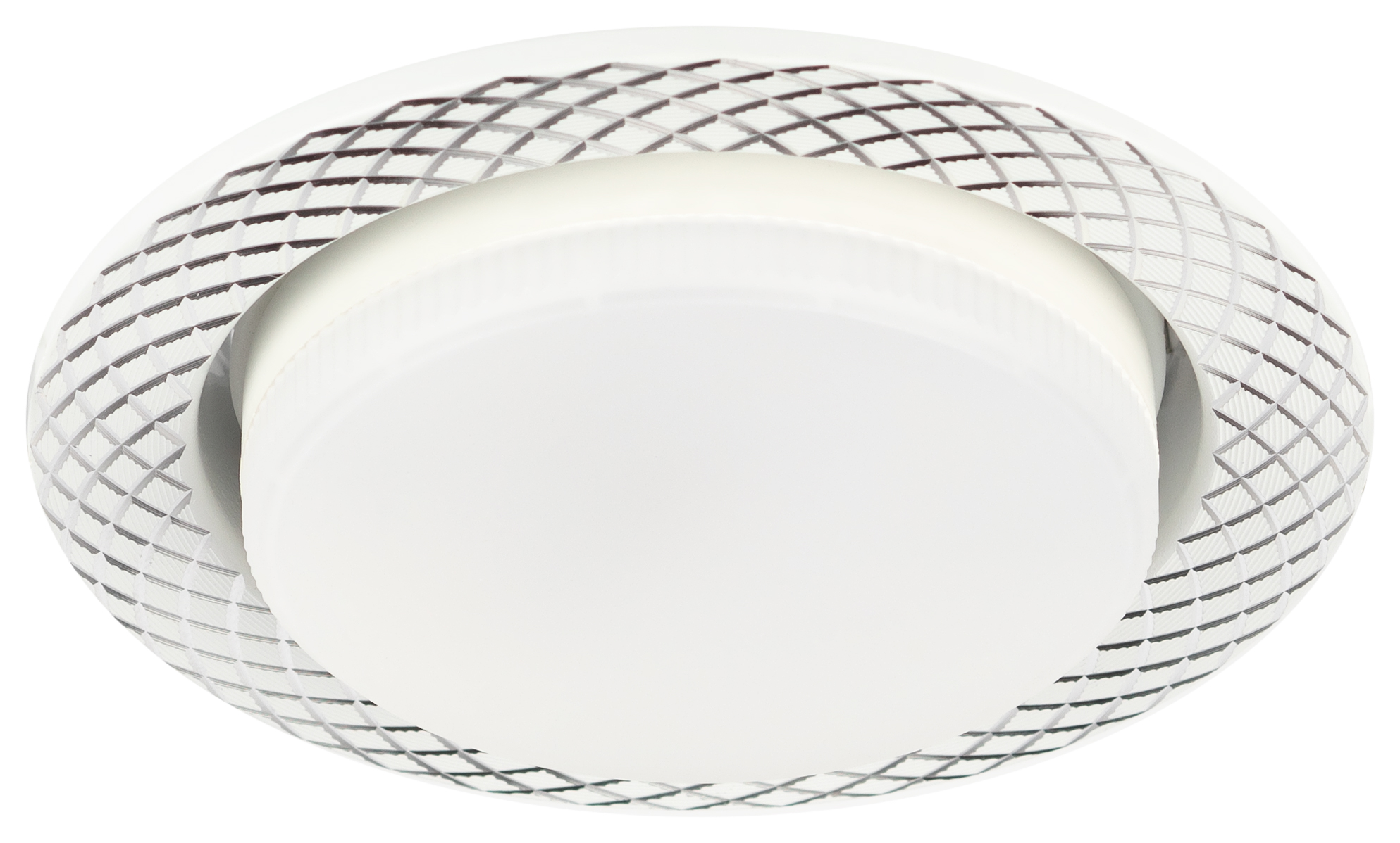 KL76 AL/WH /1 Светильник ЭРА под лампу Gx53,220V, 13W, белый (50/1000)