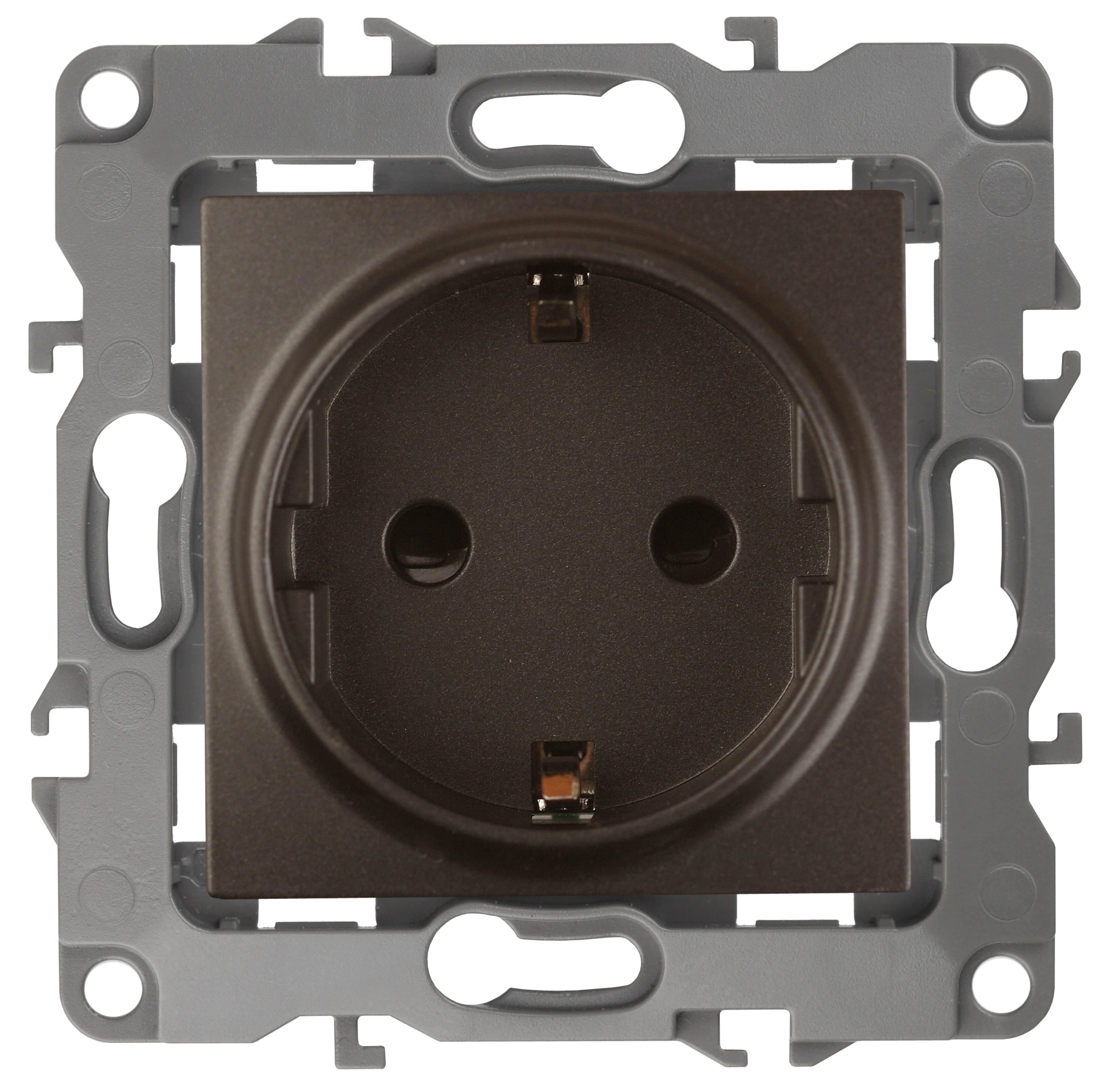 Розетка ЭРА Серия 12 12-2101-13 2P+E Schuko 16A-250В IP20 бронза