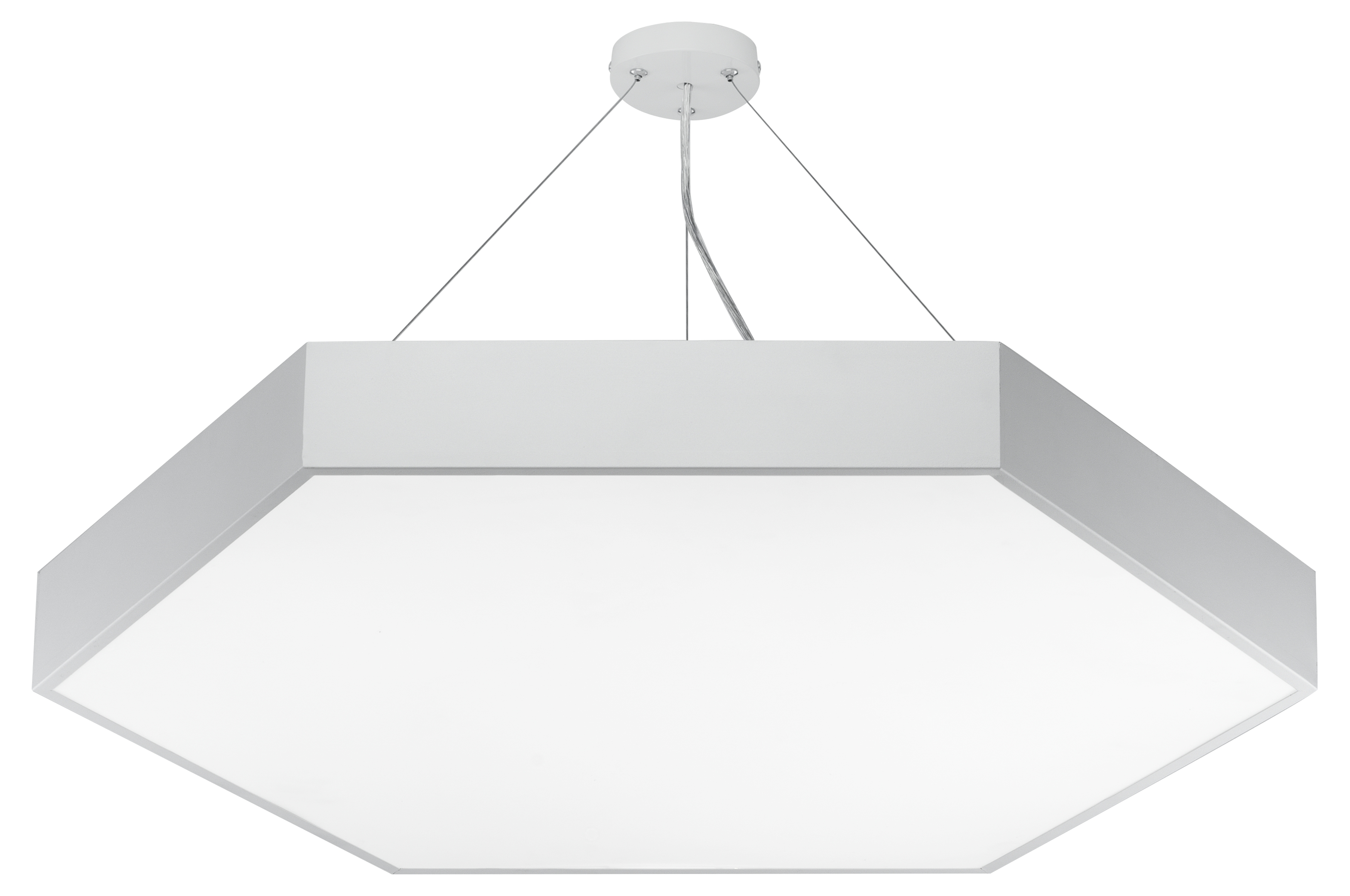 Светильник LED ЭРА Geometria SPO-121-W-40K-038 Hexagon 38Вт 4000K 4000Лм IP40 600*80 белый подвесной драйвер внутри