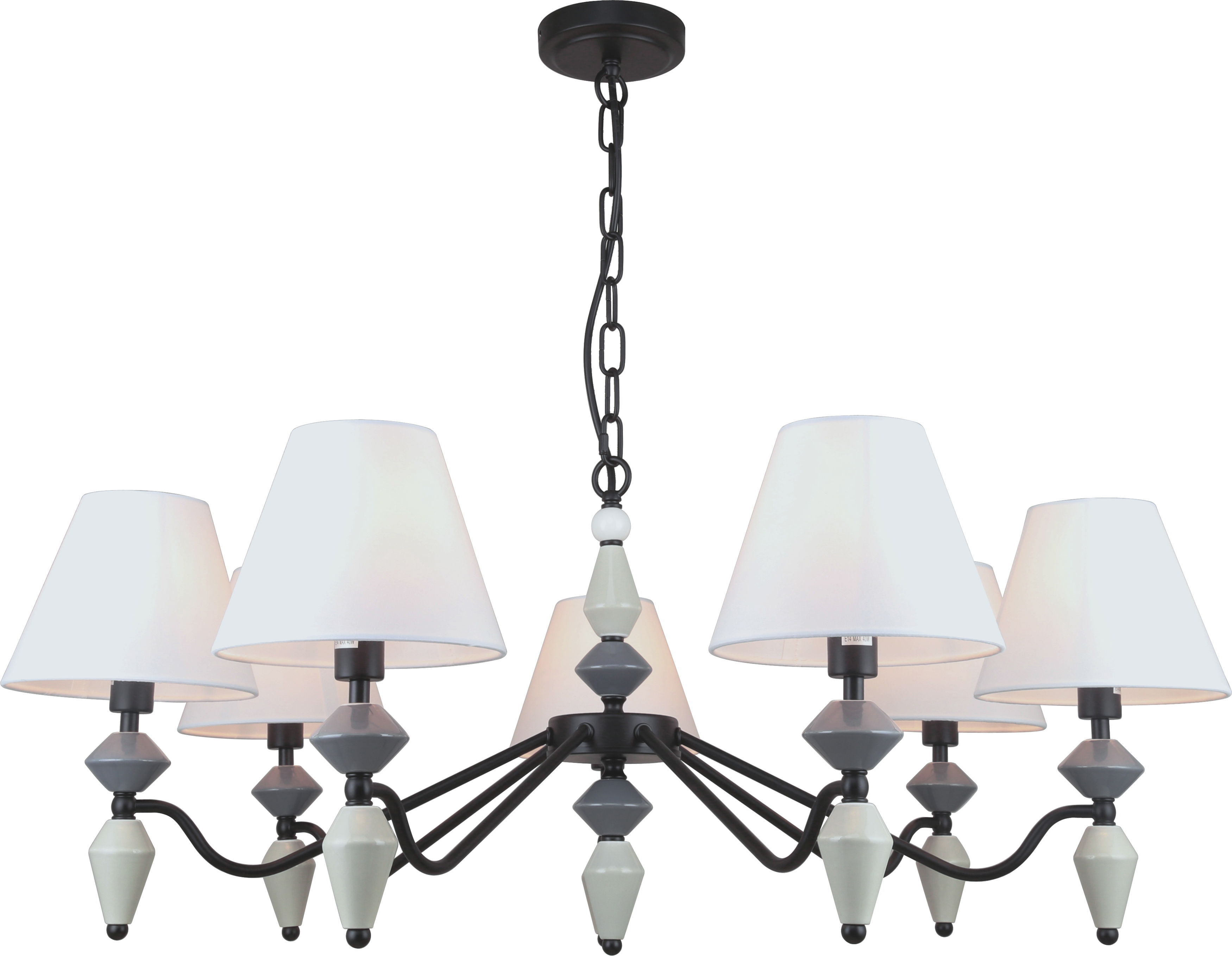 Люстра Rivoli Alisia 2096-307 7 х Е14 40 Вт классика