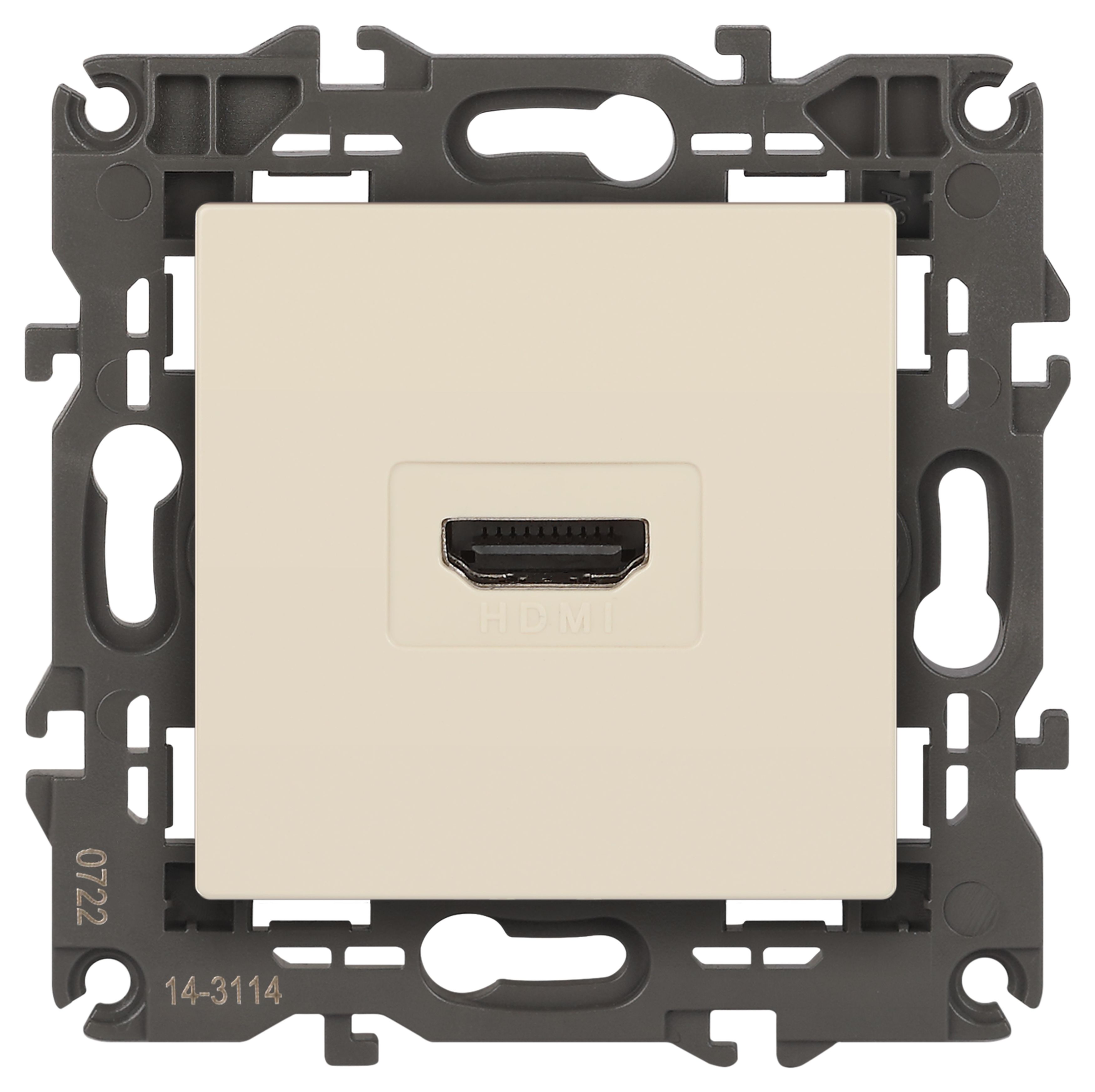 Розетка ЭРА Elegance 14-3114-02 HDMI IP20 слоновая кость