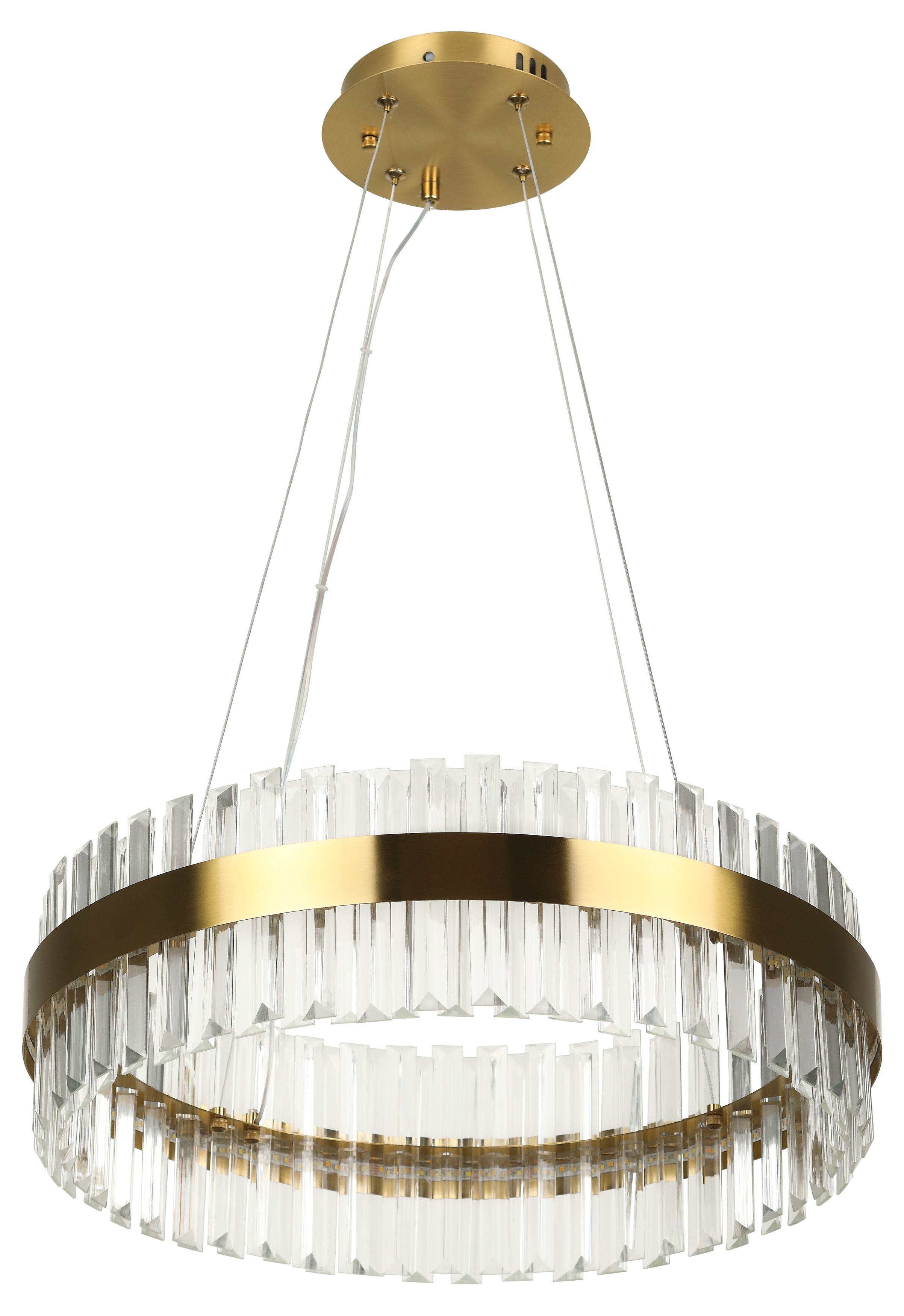 Люстра Rivoli Gwinnett 6193-201 подвесная светодиодная LED 3000-6300К 112 Вт с пультом