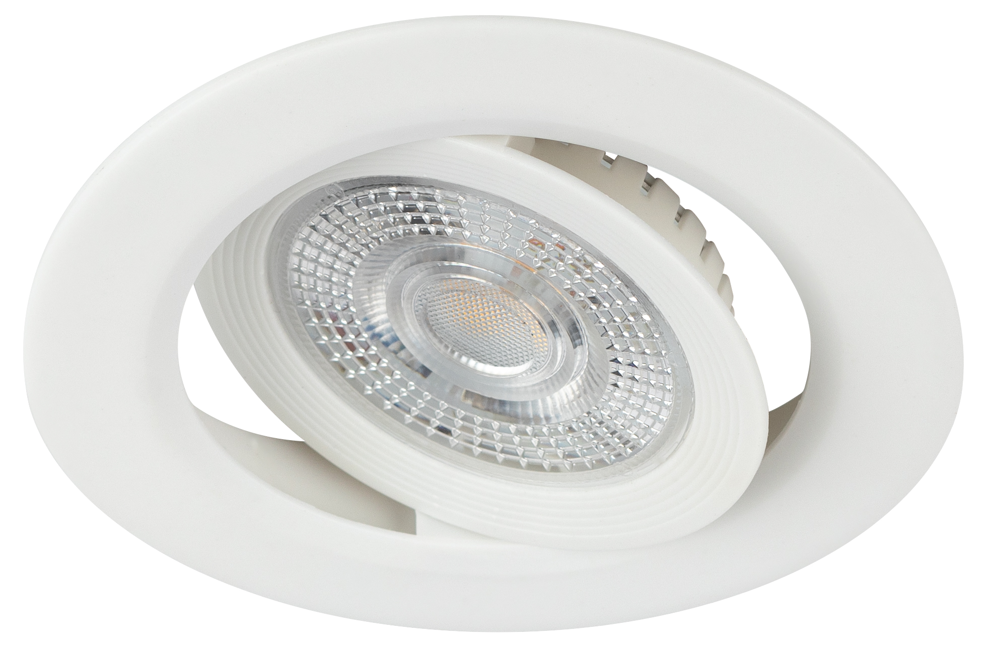 Светильник светодиодный встраиваемый ЭРА KL LED 25A-5 3K WH SET 10 5Вт 3000К круглый поворотный белый набор 10 шт