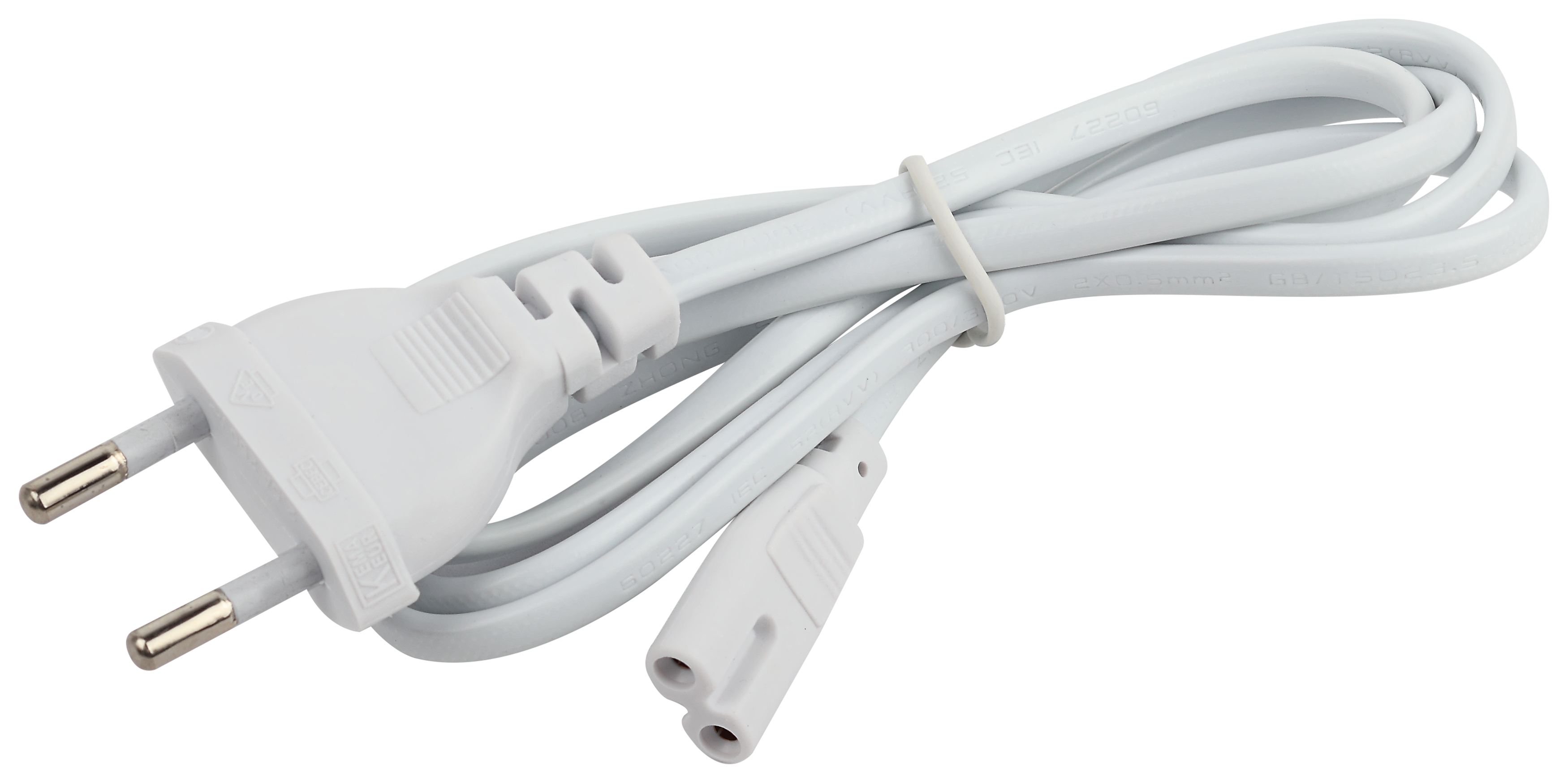 Сетевой шнур ЭРА LLED-А-CABLE-1m-W для светильников LLED-01/LLED-02/LLED-01-Х-E, длина 1 м с вилкой