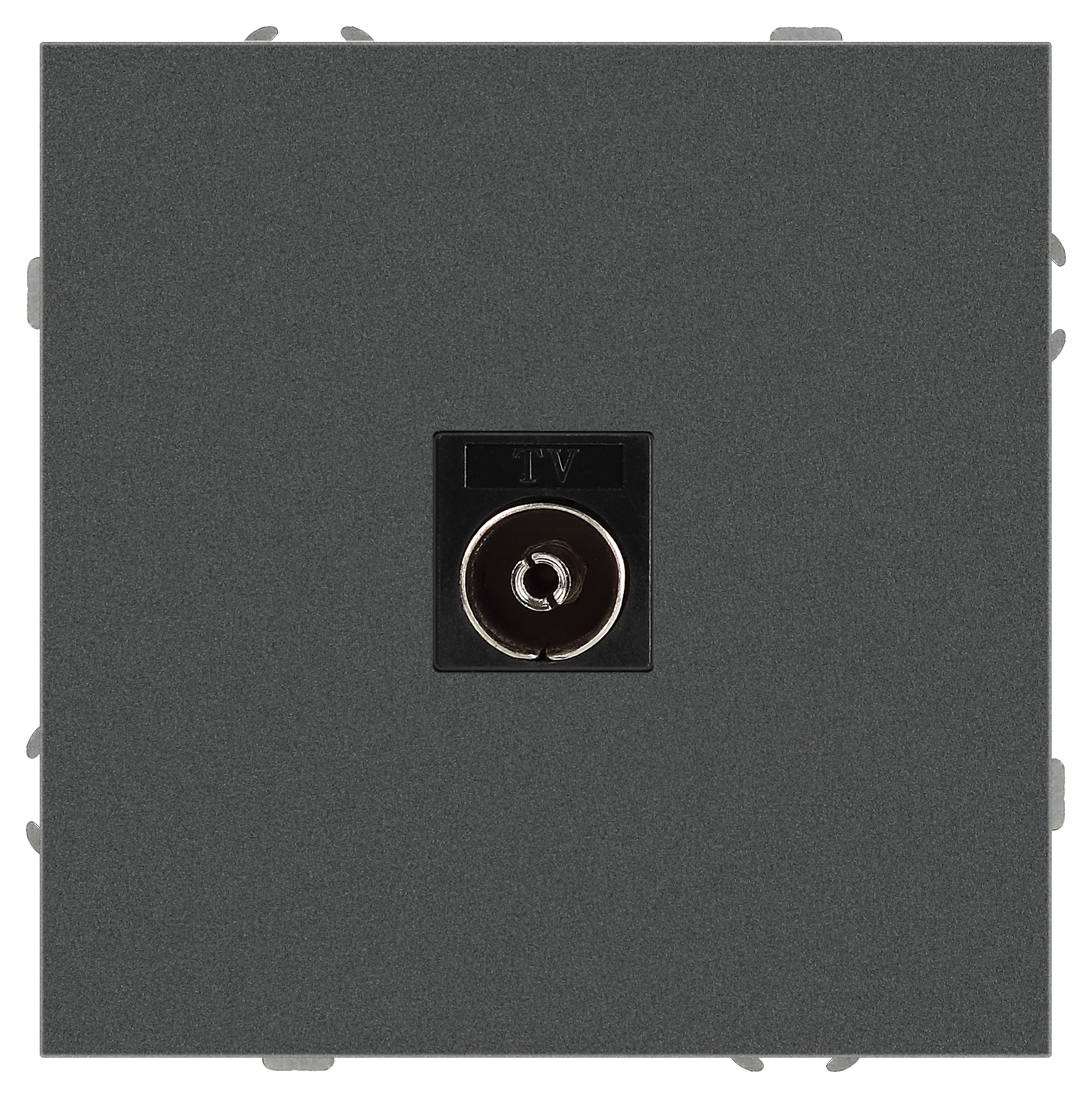 Розетка ЭРА Galaxy 15-3101-06 TV одиночная IP20 графит