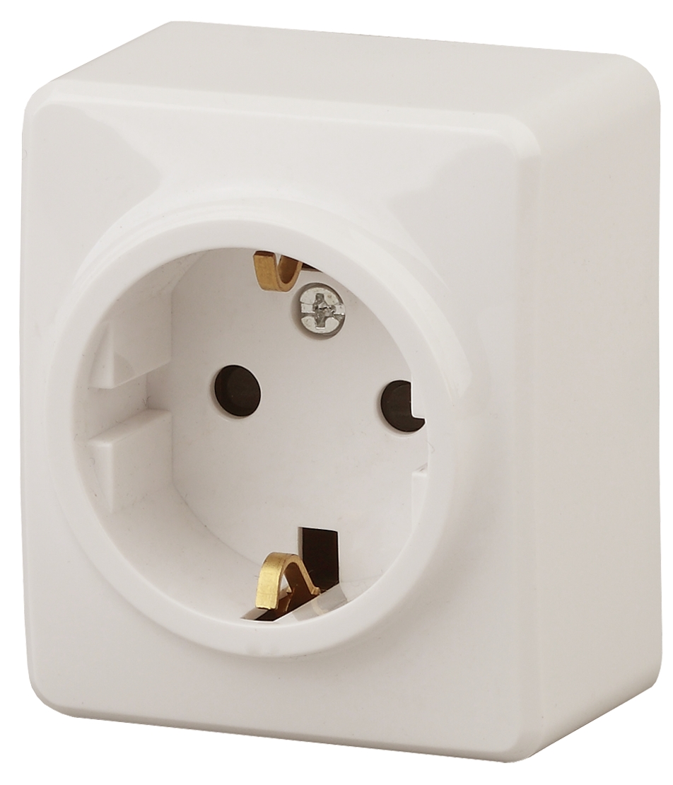 Розетка ЭРА Эксперт 11-2203-02 с заземлением 2P+E Schuko 16A-250В IP20 ОУ слоновая кость