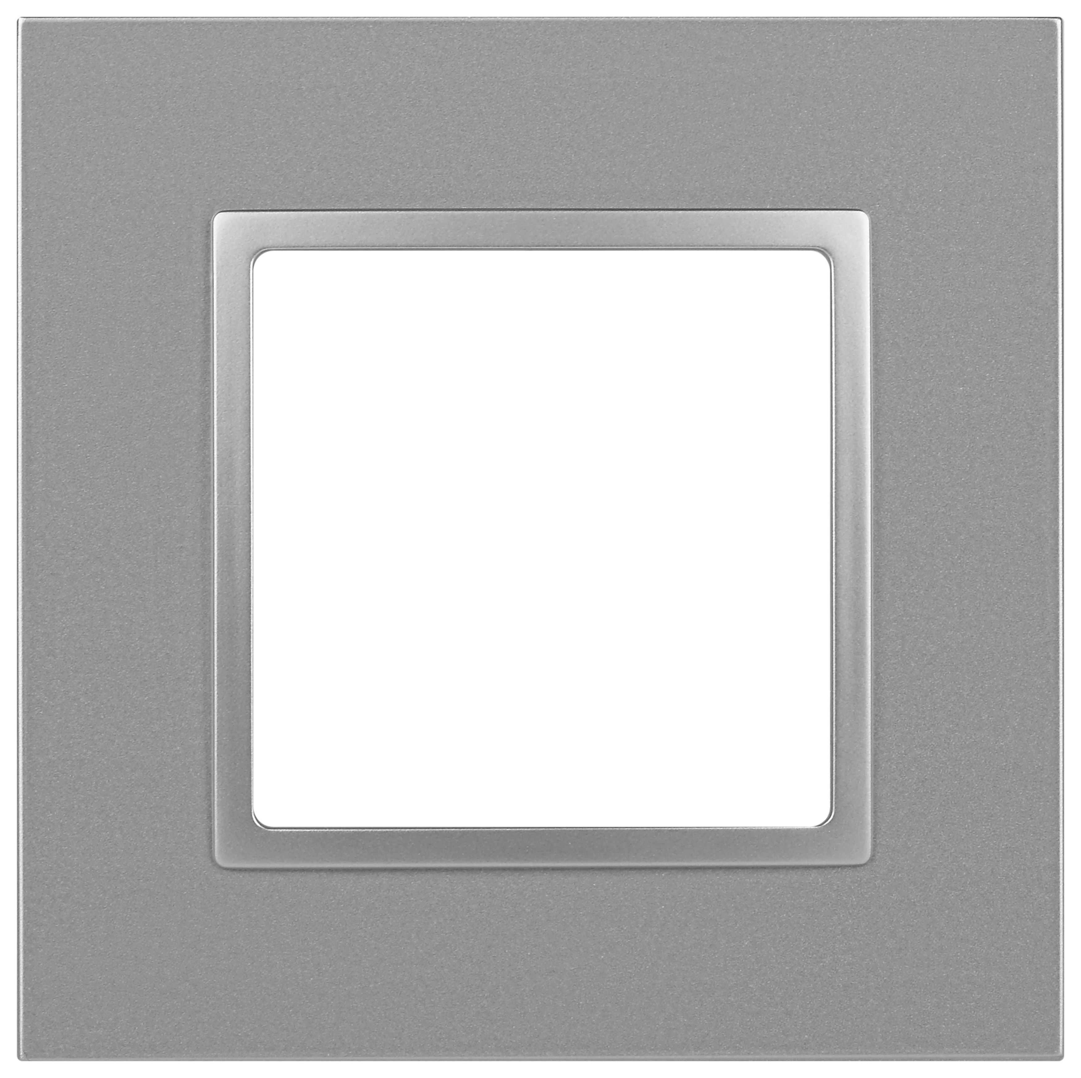 Рамка для розеток и выключателей ЭРА Elegance 14-5011-03 Classic, на 1 пост, алюминий