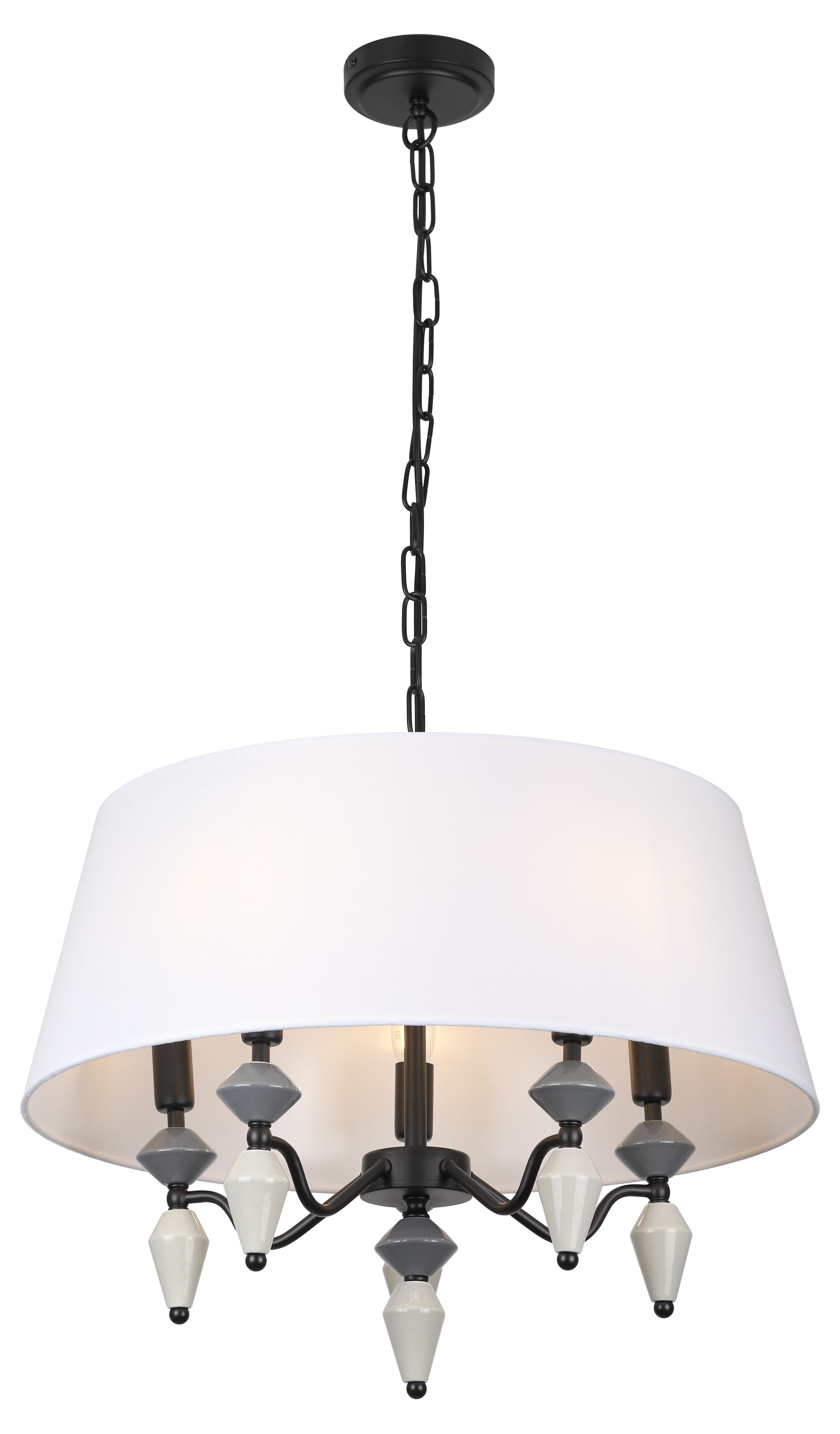 Люстра Rivoli Alisia 2096-310 5 х Е14 40 Вт классика