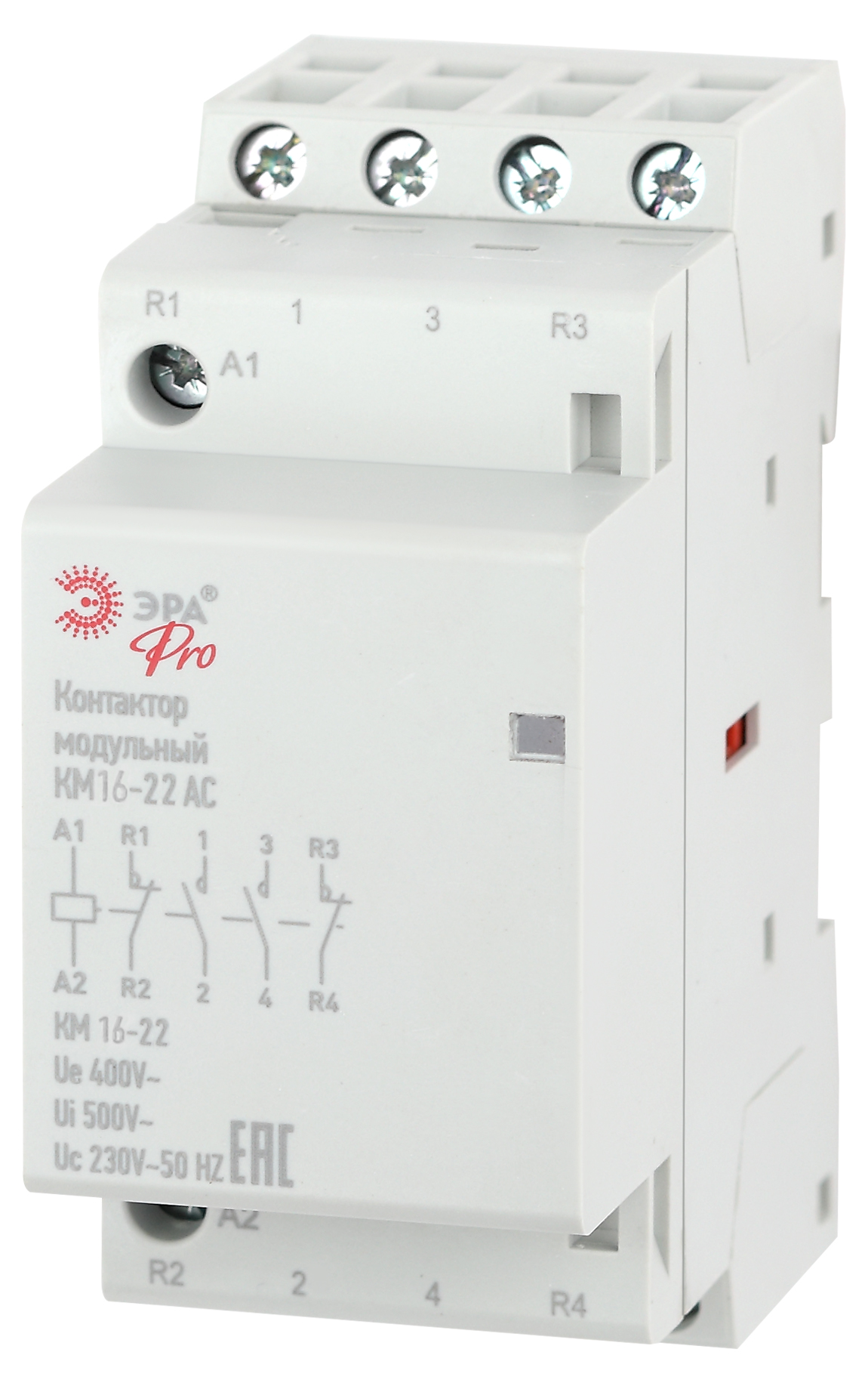 Контактор модульный ЭРА PRO NO-902-323 КМ16-22 АС