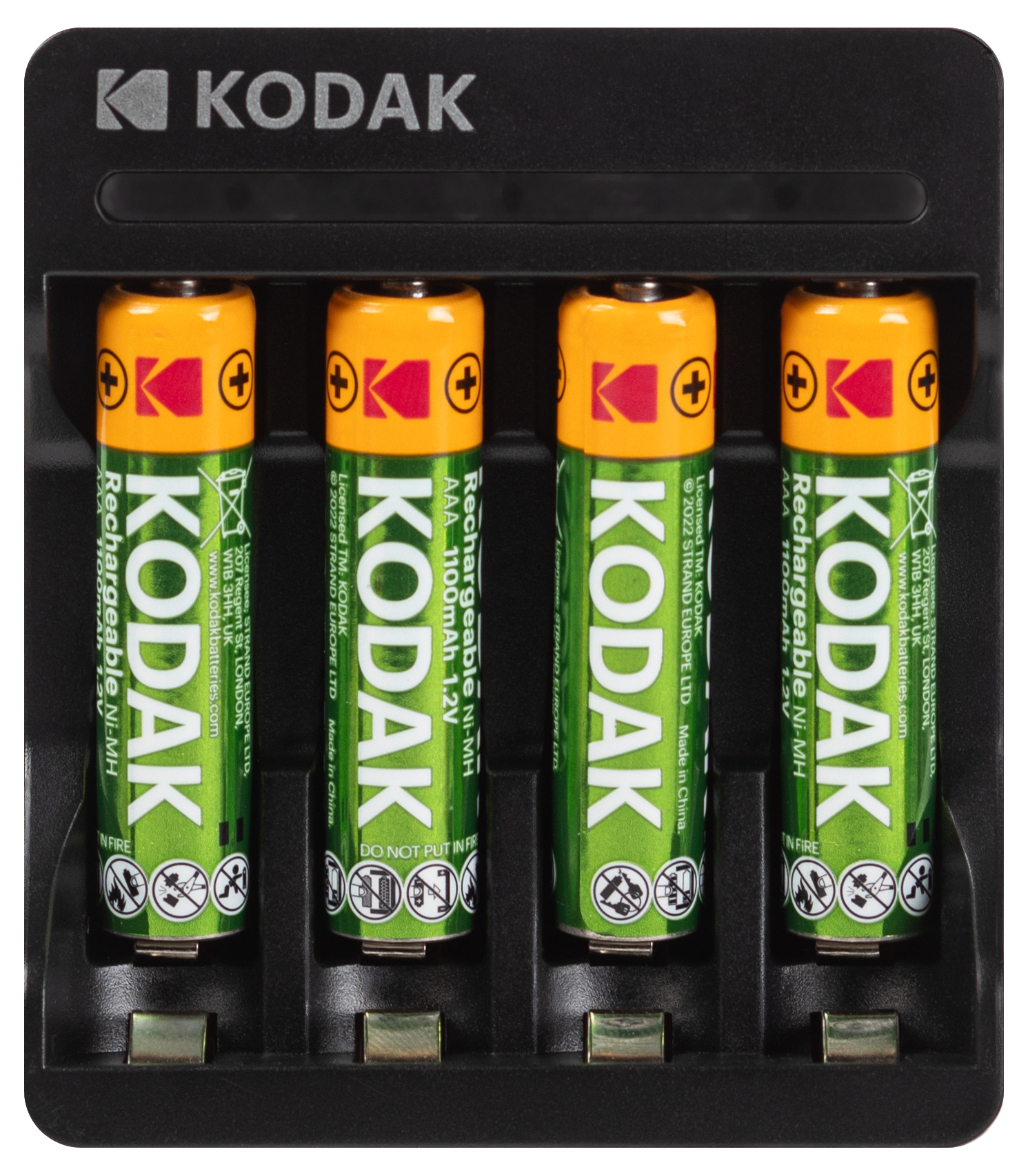 Зарядное устройство для аккумуляторов Kodak USB Overnight charger with 4 x AAA 1100 mAh [K4AA/AAA] (6/48/1008)