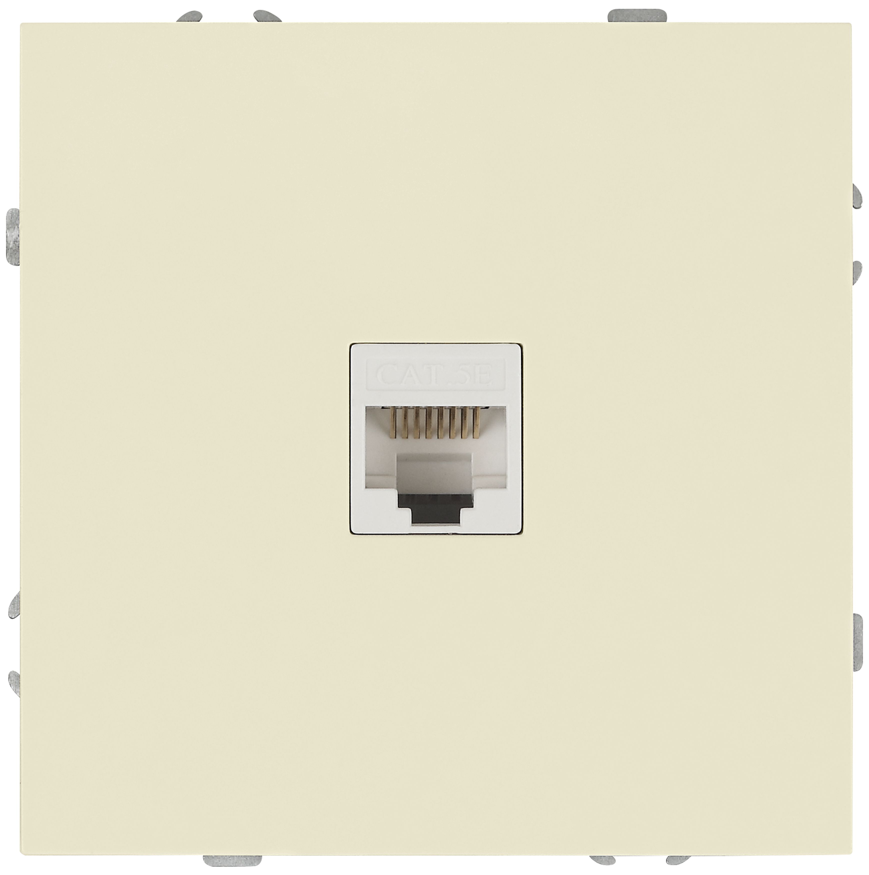 Розетка ЭРА Galaxy 15-3107-02 информационная RJ45 IP20 слоновая кость