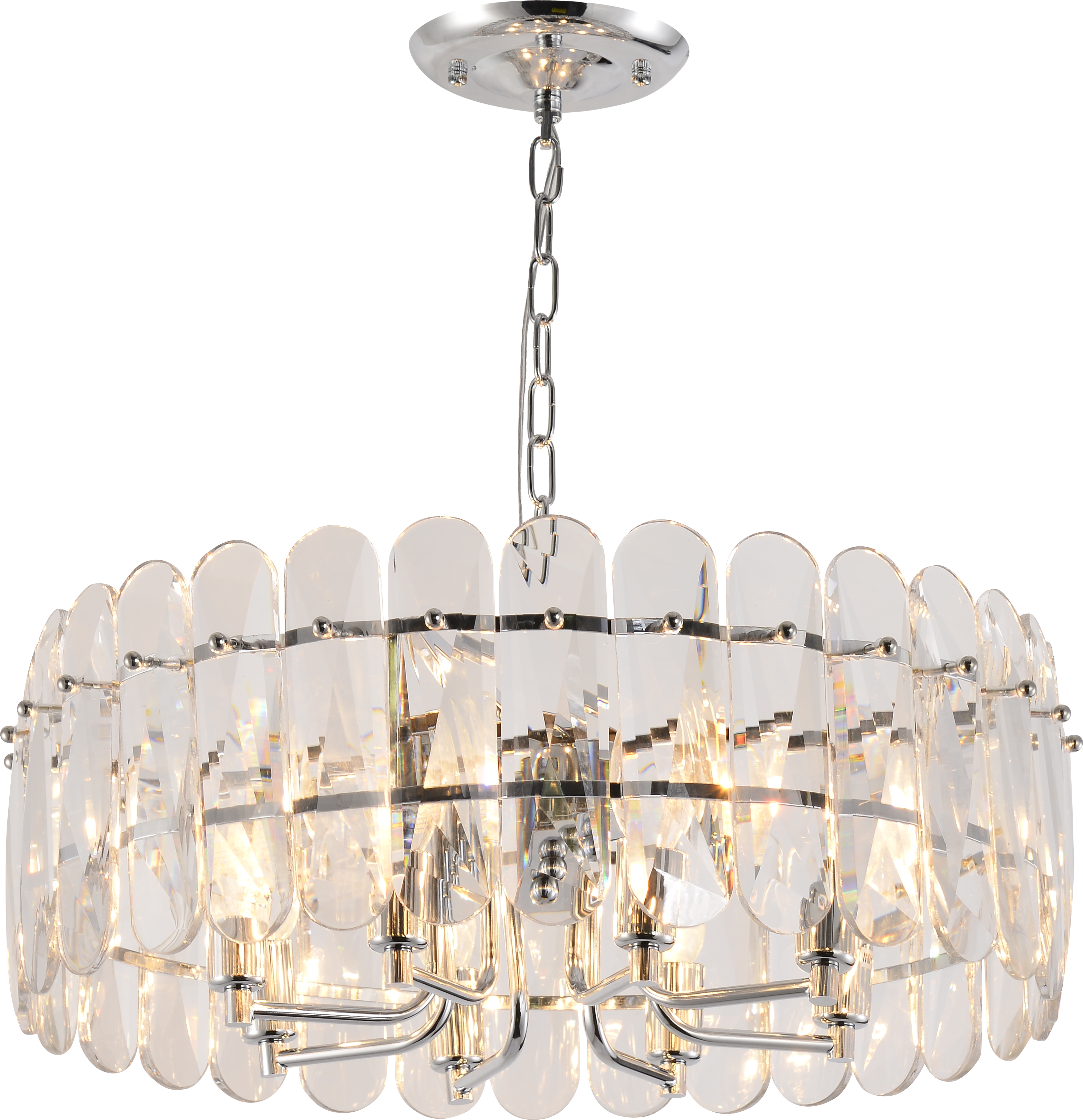 Люстра Rivoli Jade 1045-308 8 х Е14 40 Вт хрусталь