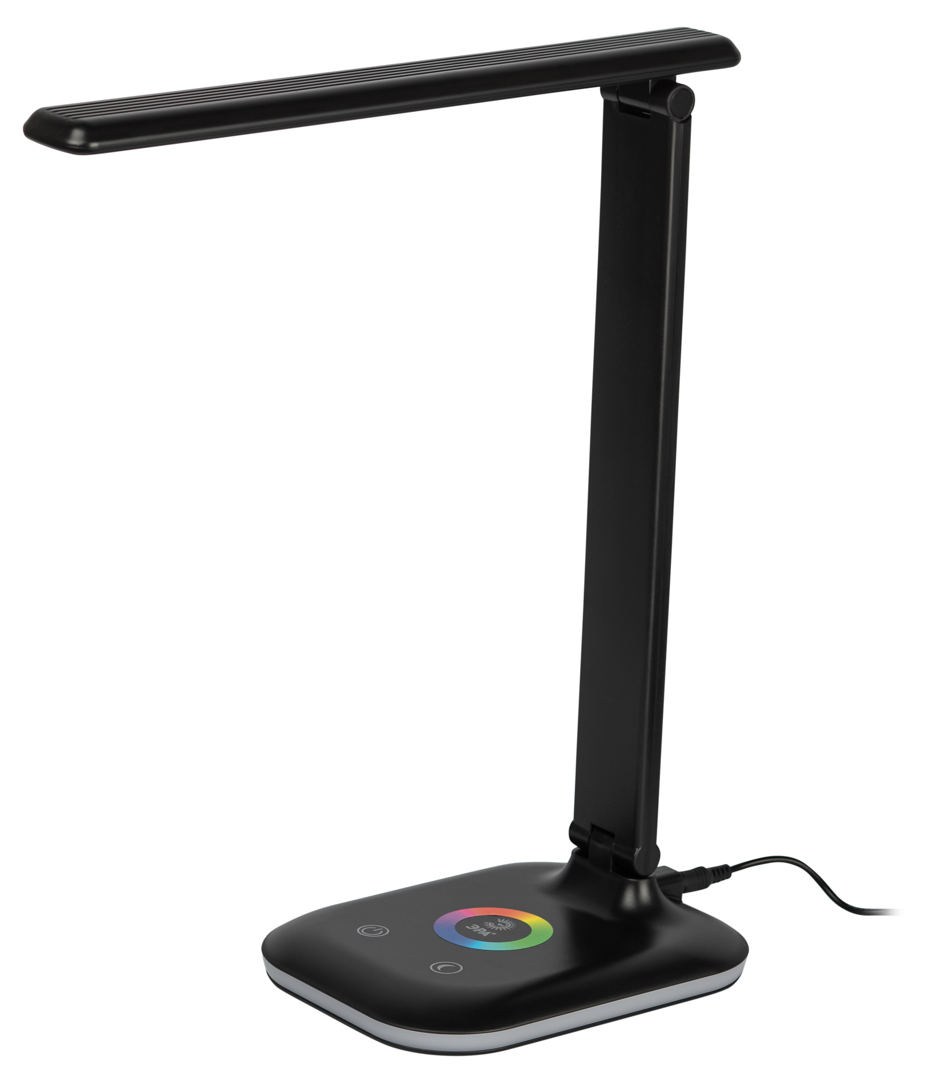 Настольный светильник ЭРА NLED-502-11W-BK светодиодный с RGB ночником черный