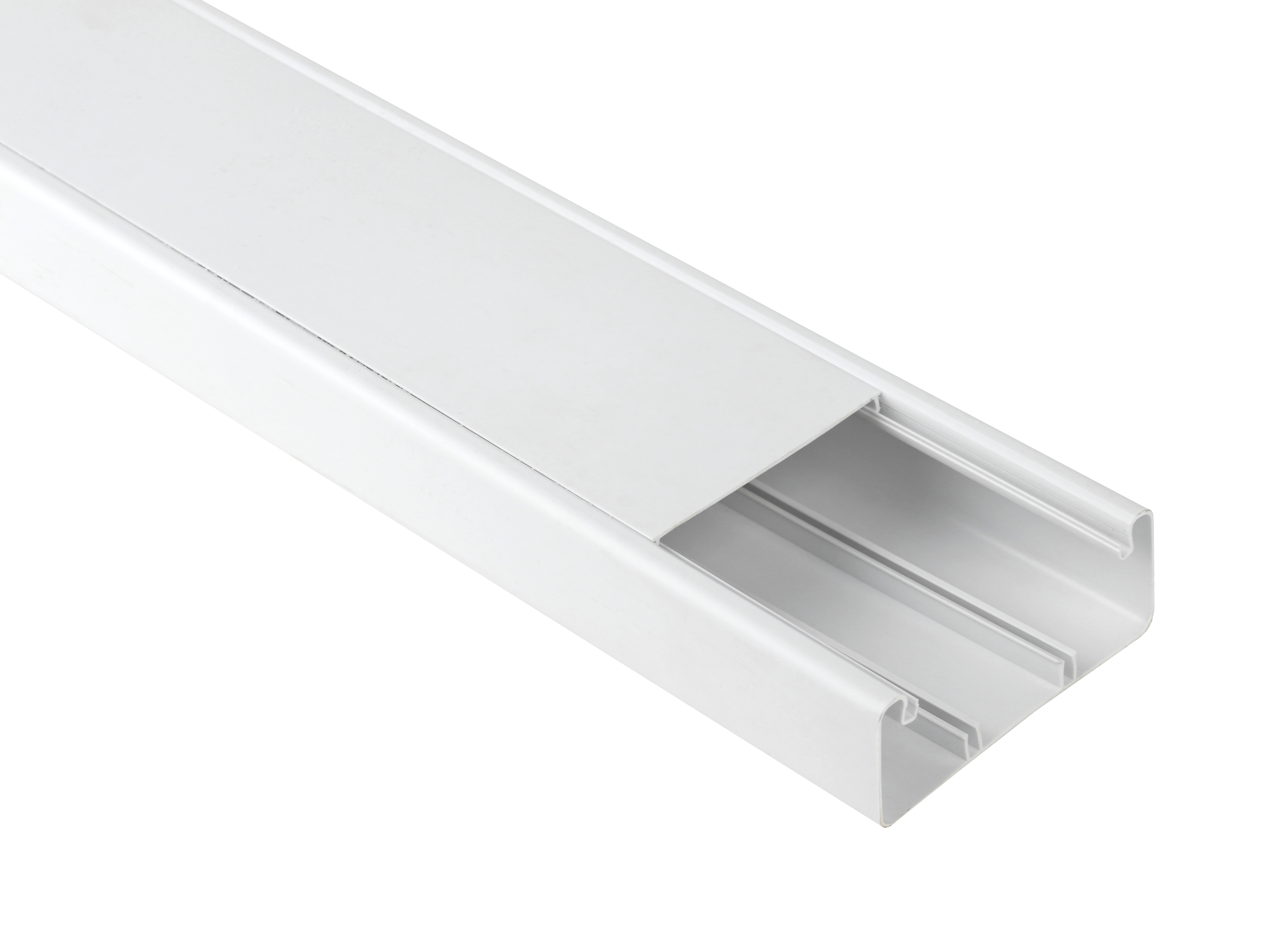 Кабель-канал ЭРА KK-W-100-40-P парапетный белый 100x40 12м
