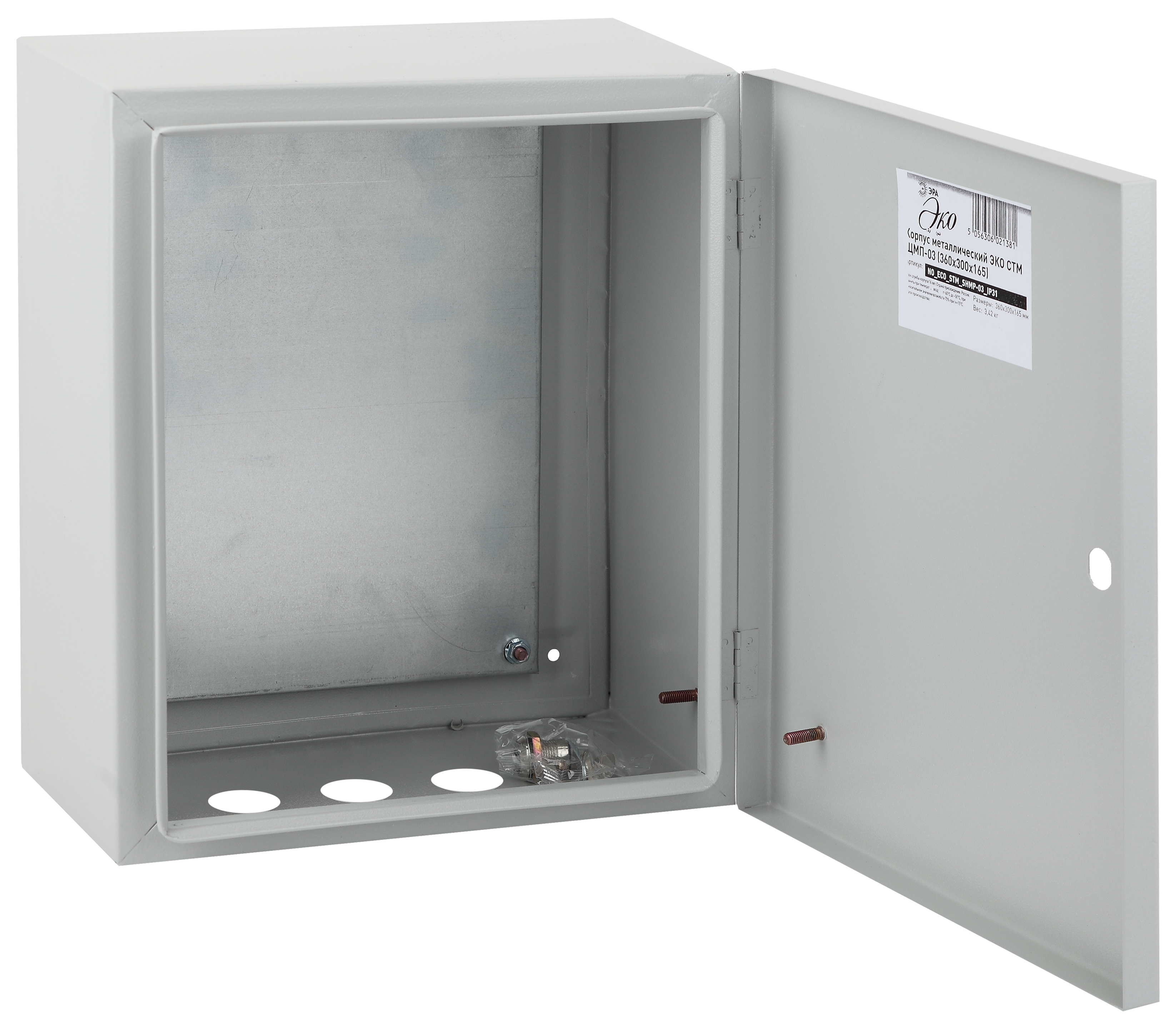 Корпус металлический ЭРА SIMPLE ЩМП-03 (360х300х175) IP31 УХЛ3 серый