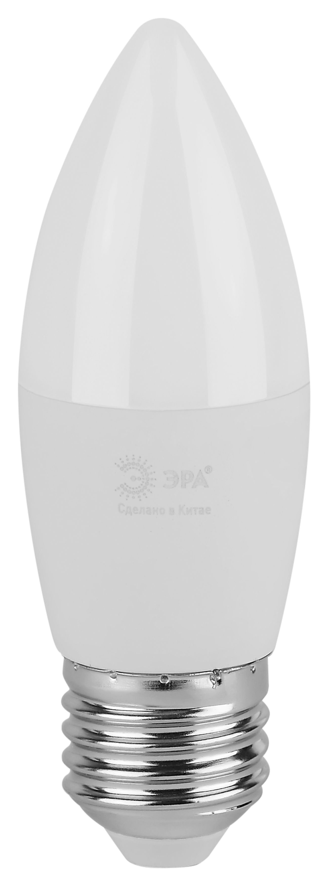 Лампа светодиодная ЭРА GREEN LINE LED B35-6W-830-E27 GL 6Вт свеча теплый свет E27