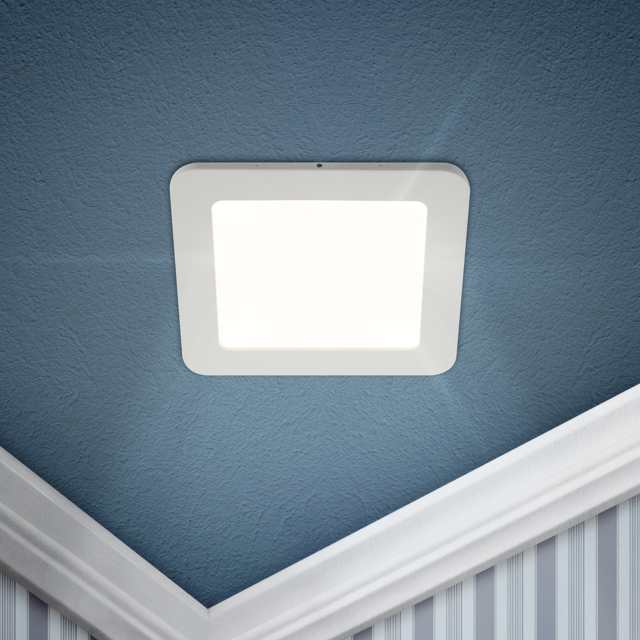 Светильник светодиодный встраиваемый Даунлайт ЭРА LED 2-9-4K Slim панель 9Вт 4000К квадрат