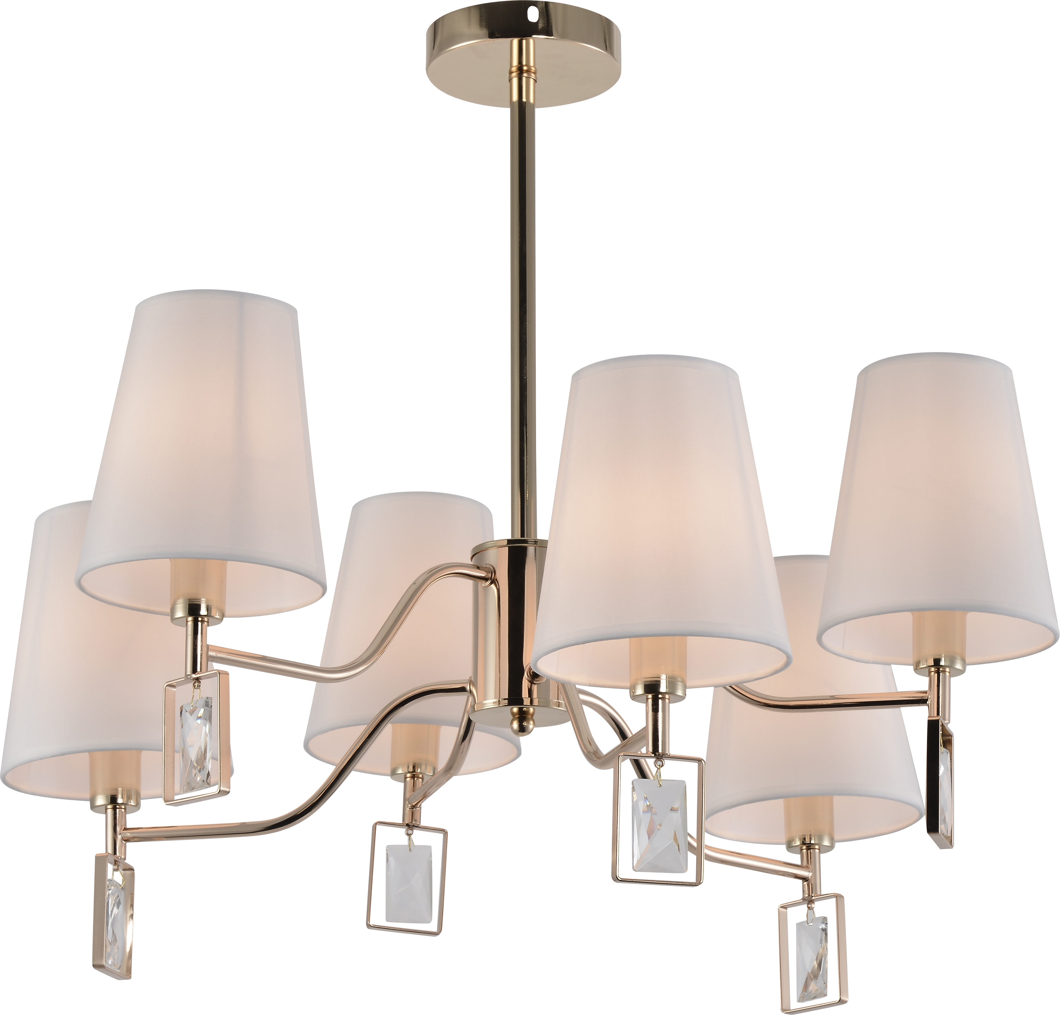 Люстра Rivoli Cristal 2095-306 6 х Е14 40 Вт классика