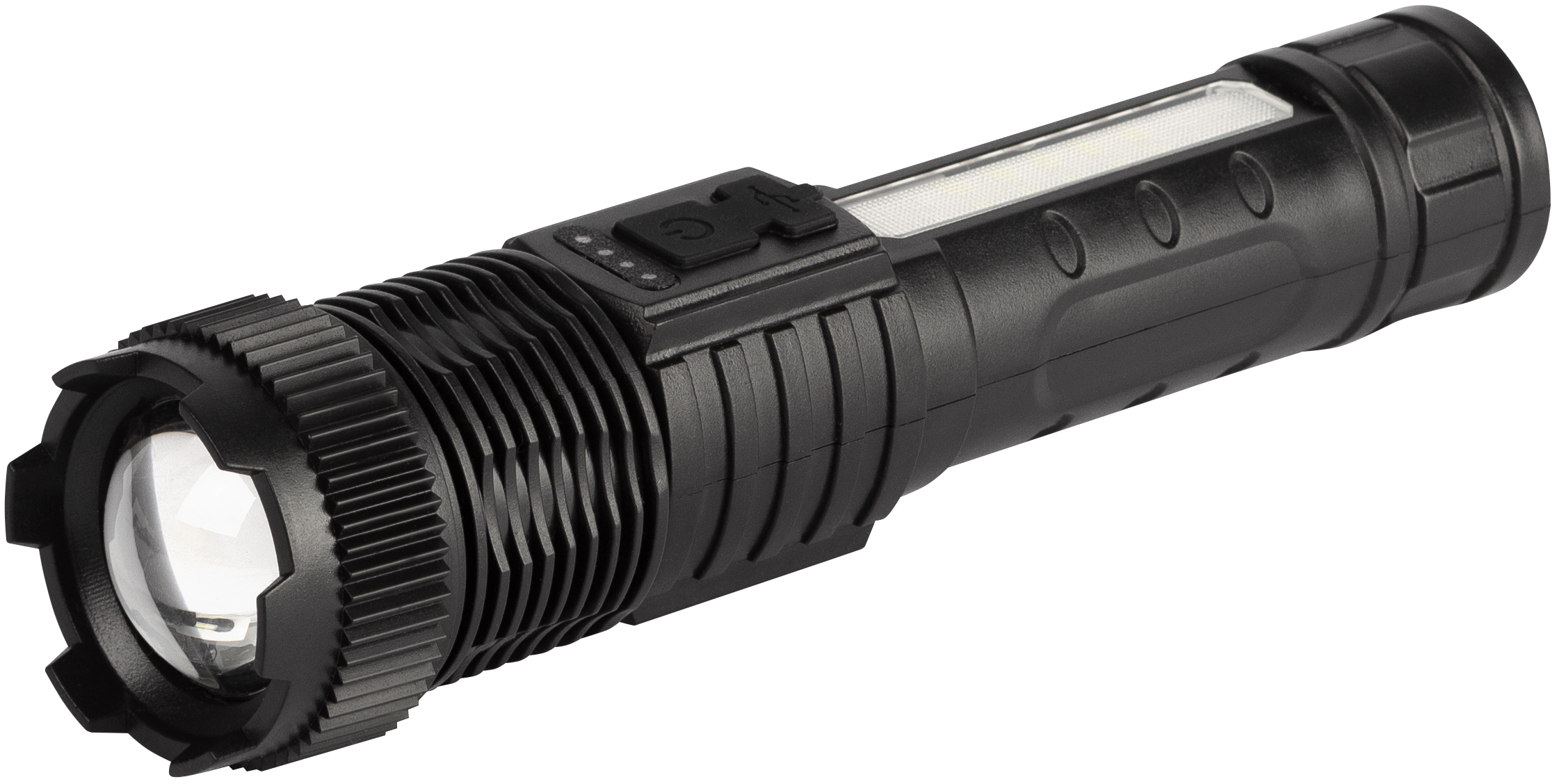 Светодиодный фонарь ЭРА UA-402 универсальный аккумуляторный 5 Вт LED + 5 Вт COB Zoom 6 режимов маячок клипса USB type C
