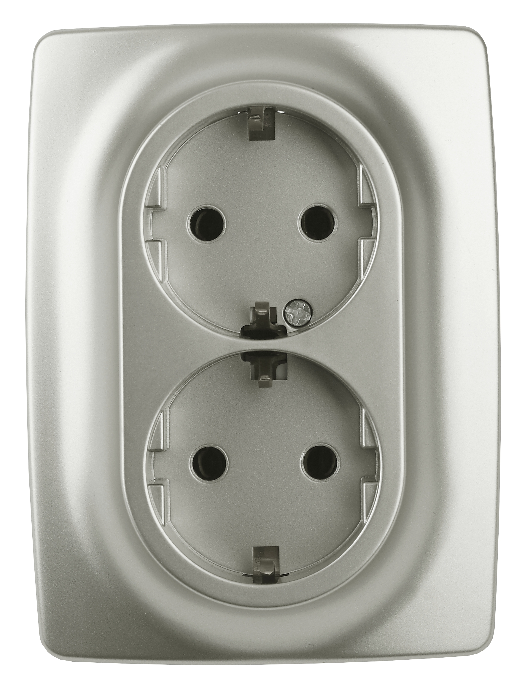 Розетка ЭРА Серия 12 12-2106-15 двойная с заземлением 2X2P+E Schuko 16A-250В IP20 перламутр