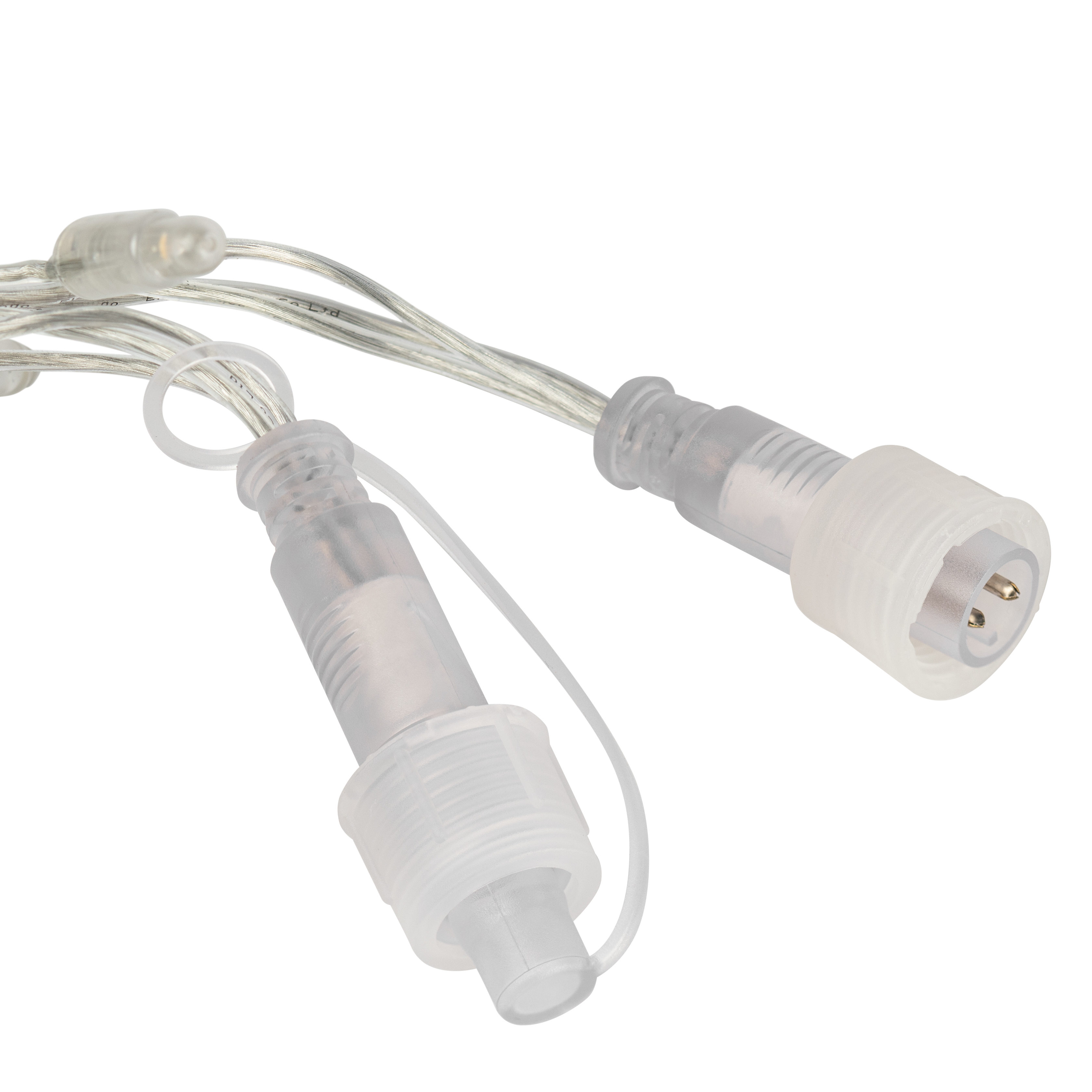 ERAPS-NP10 ЭРА Гирлянда 100LED Нить 10 м, теплый свет, бел. мерц., прозрач. ПВХ, 220В, IP65