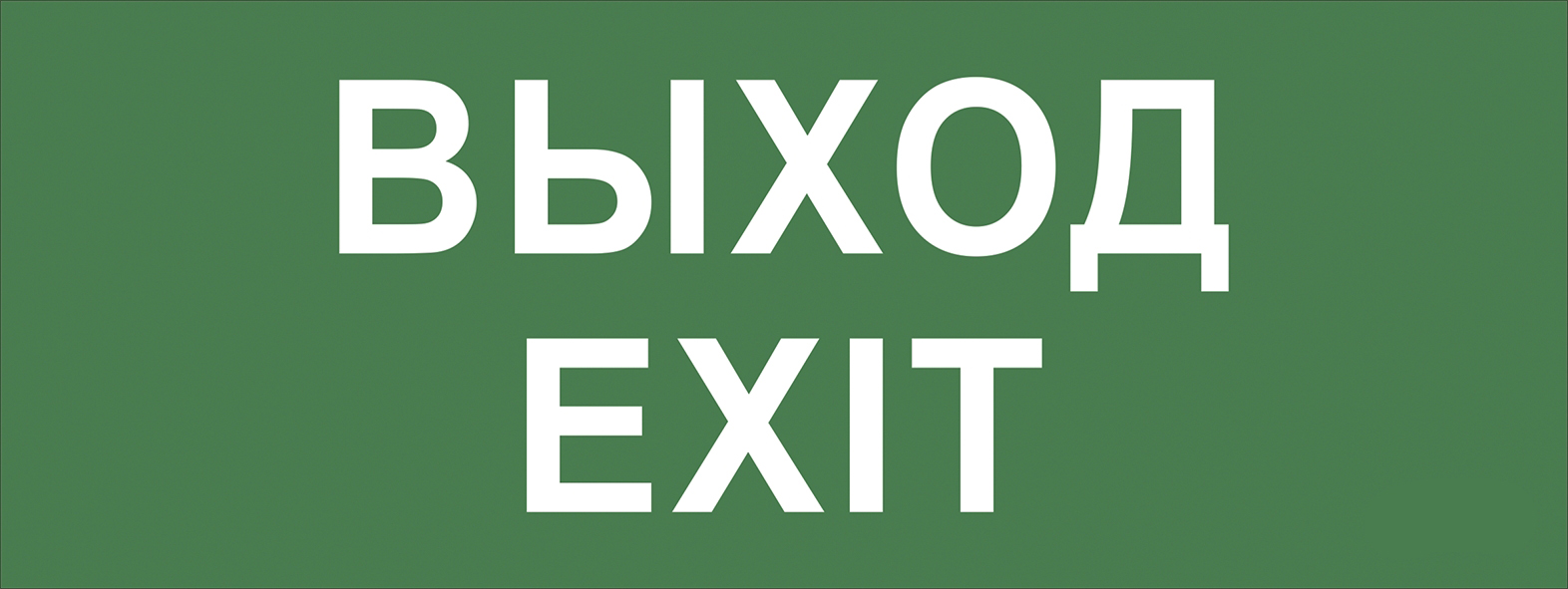 Самоклеящаяся этикетка ЭРА INFO-DBA-015 200х60мм Выход-EXIT DBA