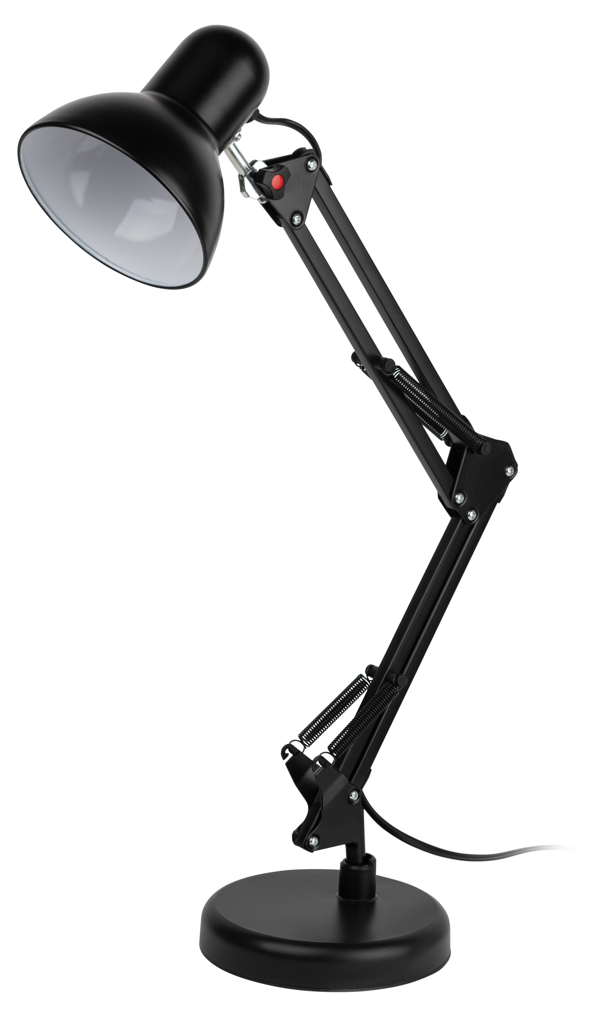 Светильник наст. ЭРА N-214-E27-40W-BK основание+струбцина черный (12)