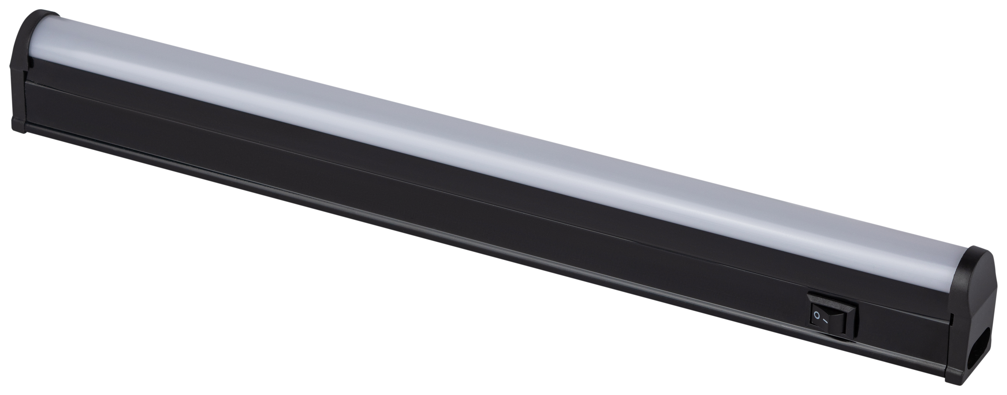 Линейный светодиодный светильник ЭРА LLED-01-04W-4000-B 4Вт 4000K L314мм с выключателем черный