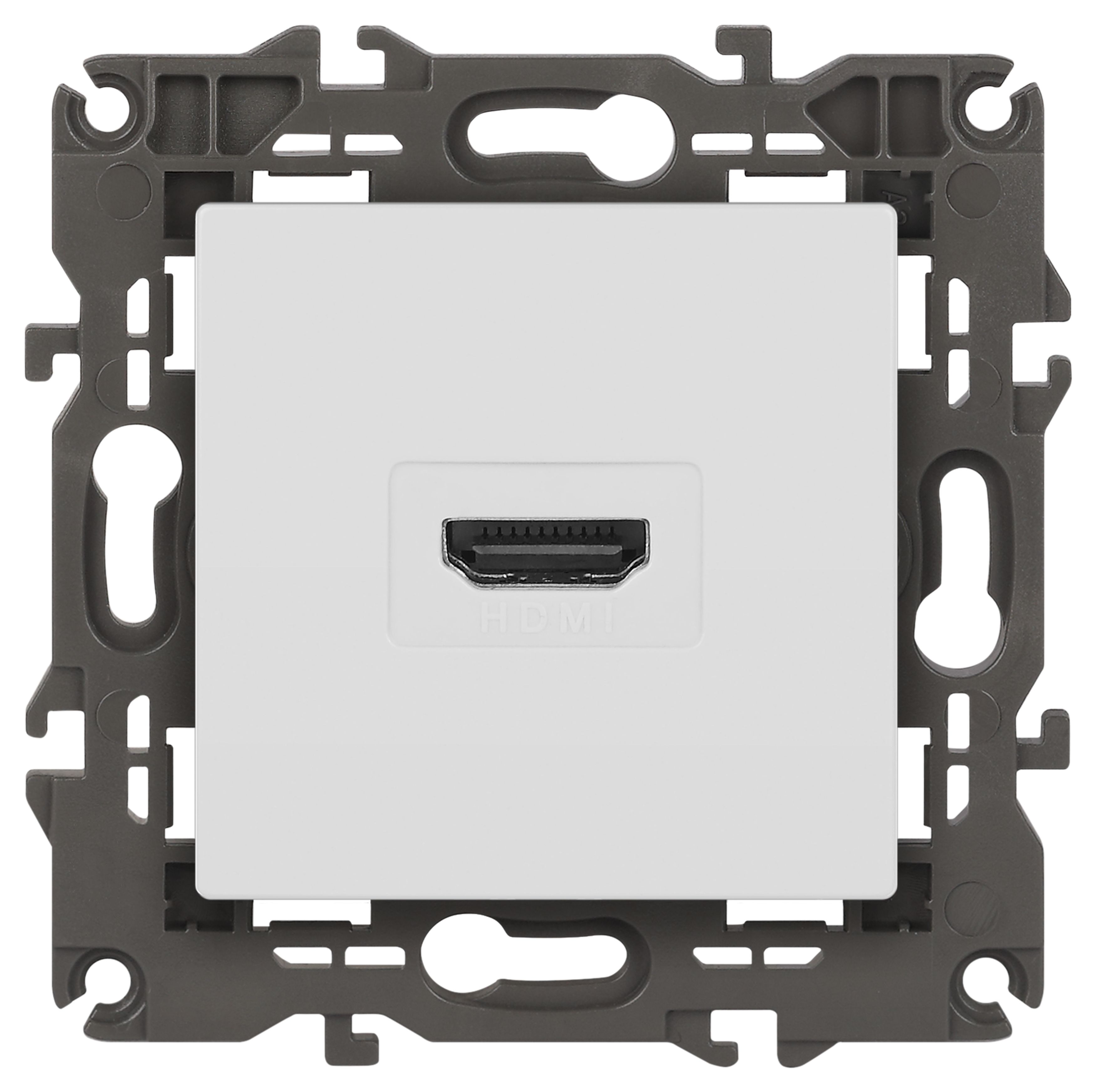 Розетка ЭРА Elegance 14-3114-01 HDMI IP20 белый